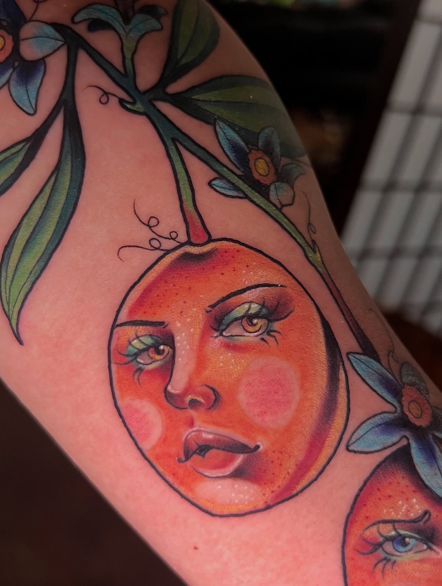 Orange Ladies🍊
Thanks so much Jasmine for your trust! I would LOVE to do more work like this!
Definitely @bethrosetattoo inspired 🩵
-
#orangetattoo #mntattooers #mntattooartist #neotradtattoo