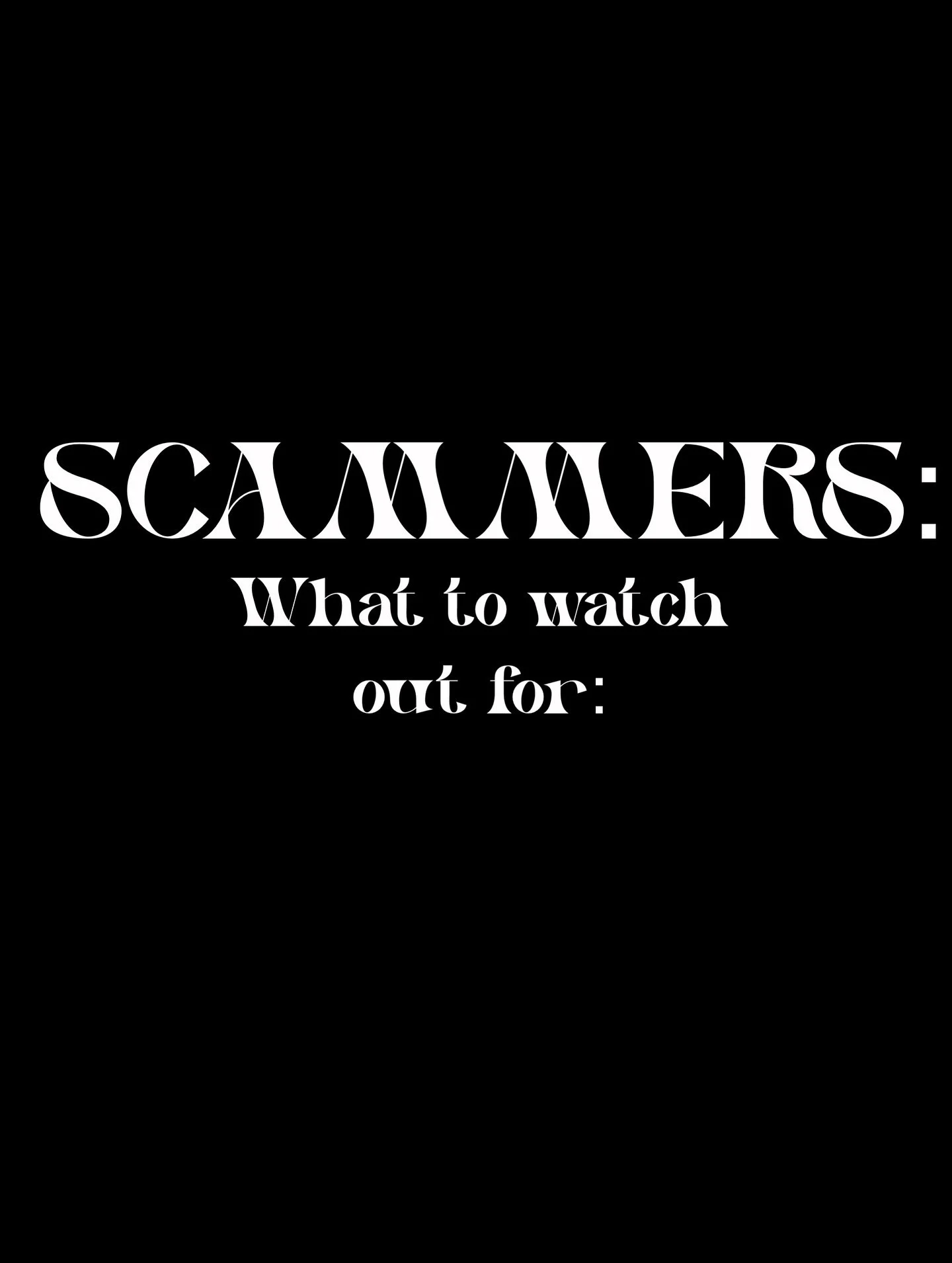 ‼️SCAMMER INFO‼️
I’ve been getting messages almost daily that accounts are pretending to be me. Here is all the info that is actually me!
If you see a scam account please report it! Stay safe and don’t send money to ANY account that&rsquo