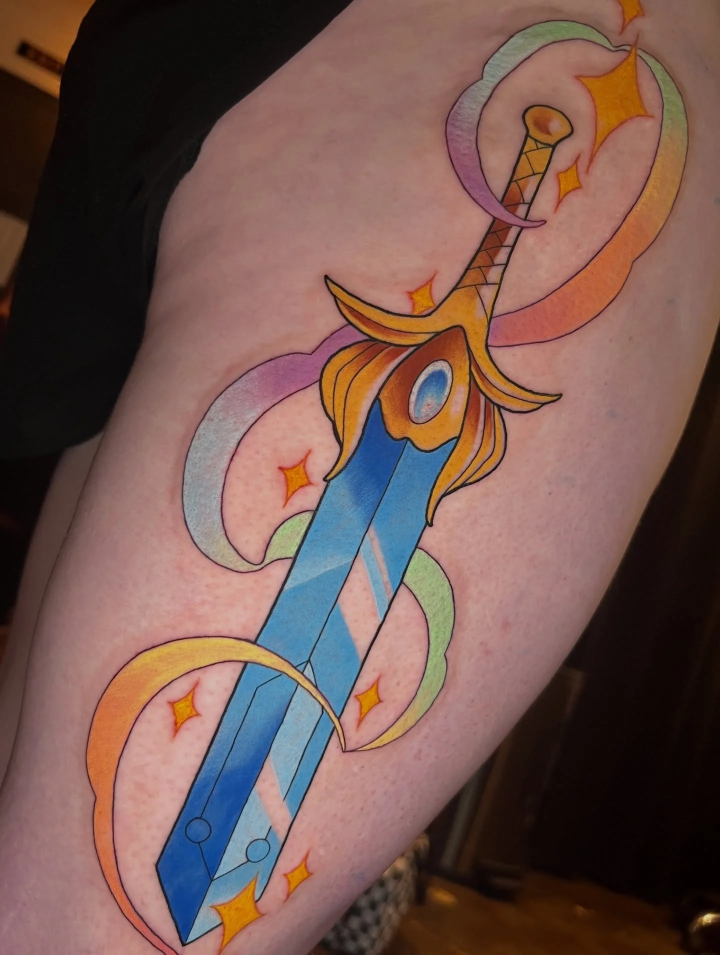 Matching Sword &amp; Staff piece for the amazing Sam!🗡️
From the show She-Ra! I had so much fun with these!
-
#sheraandtheprincessesofpower #shera #sheratattoo #swordtattoo #mntattooers #mntattooartist