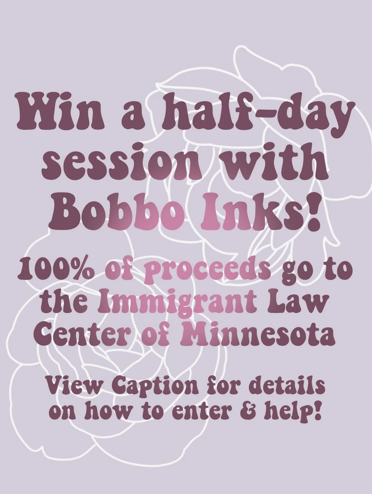 💕HALF DAY GIVEAWAY💕
Win a half day of tattooing with me! Valued at $600!
Winner receives a custom tattoo of their choice, with either credit towards a larger project or 3 full hours of tattooing! 
How to enter:
❤️1 entry = $10
❤️Venmo @ bobboinks 
