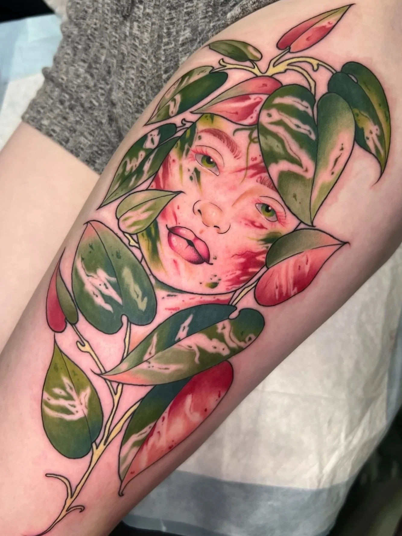 noveau tattoo by bobboinks