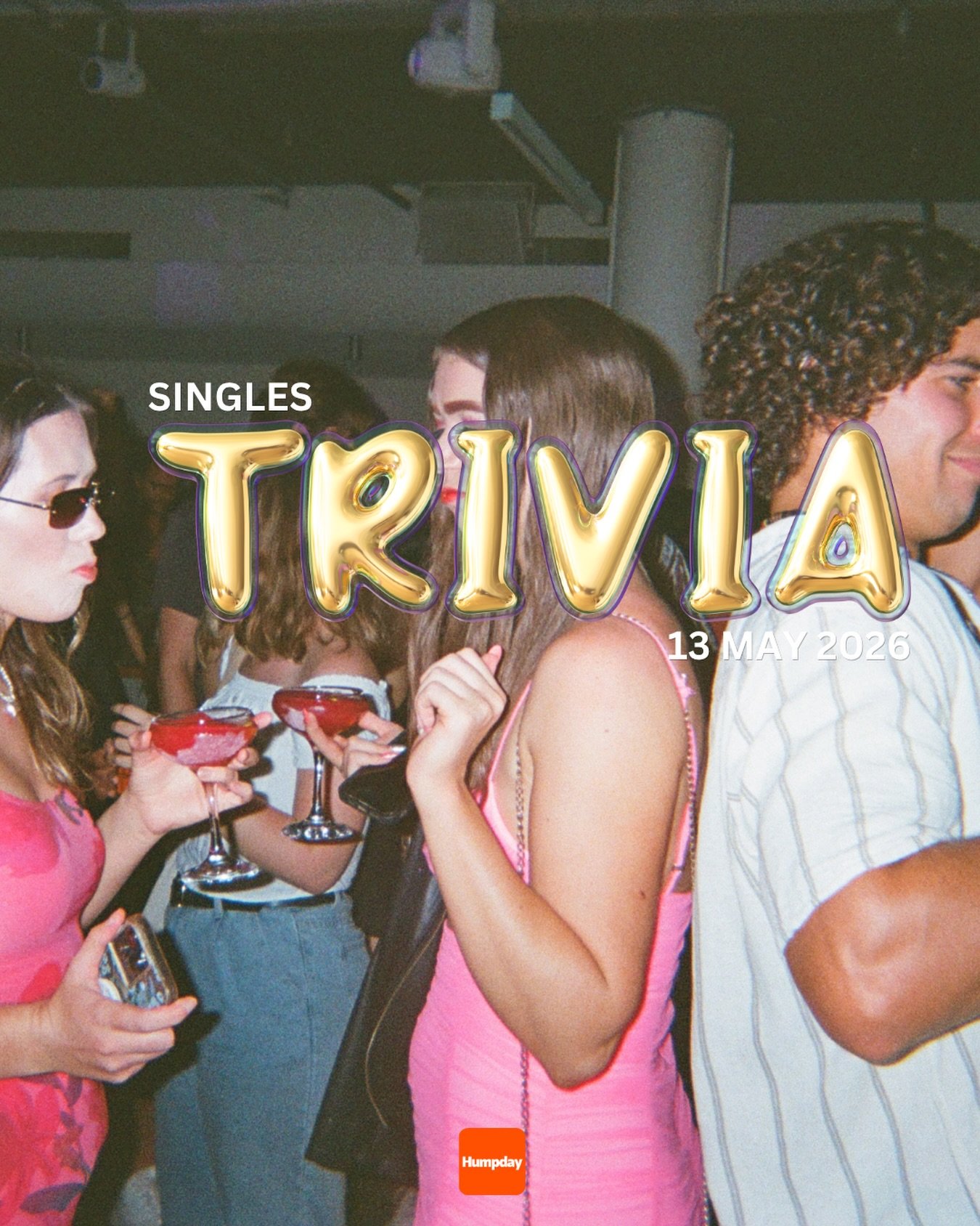 Free next Humpday? 

Come play trivia @royalsaxon and meet new people IRL 

🍺 drink on arrival 
🧠 3 rounds of trivia 
✨ humpday hosts to help you mingle 

🎟️ link in bio