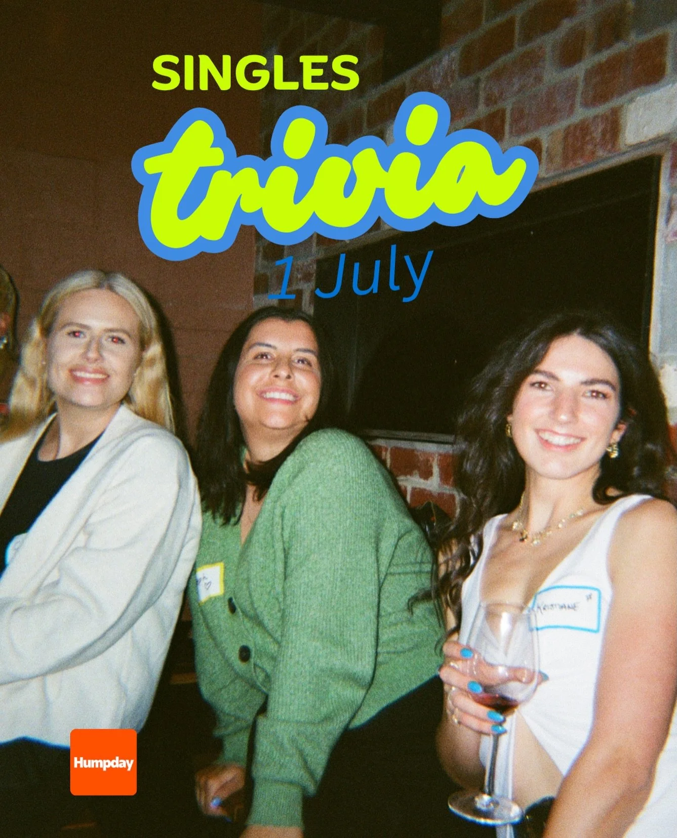 Come hang at trivia next Humpday xx 

Tix in bio 🎟️