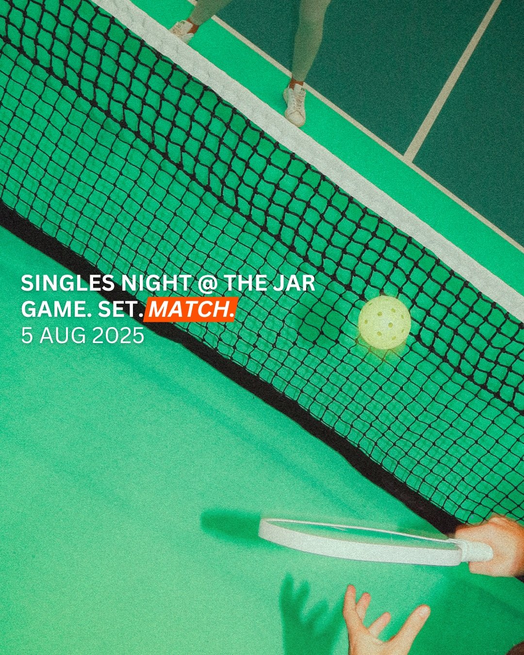 back at @thejar_pickleballclub 5 Aug for pickleball and chill 

see you there x