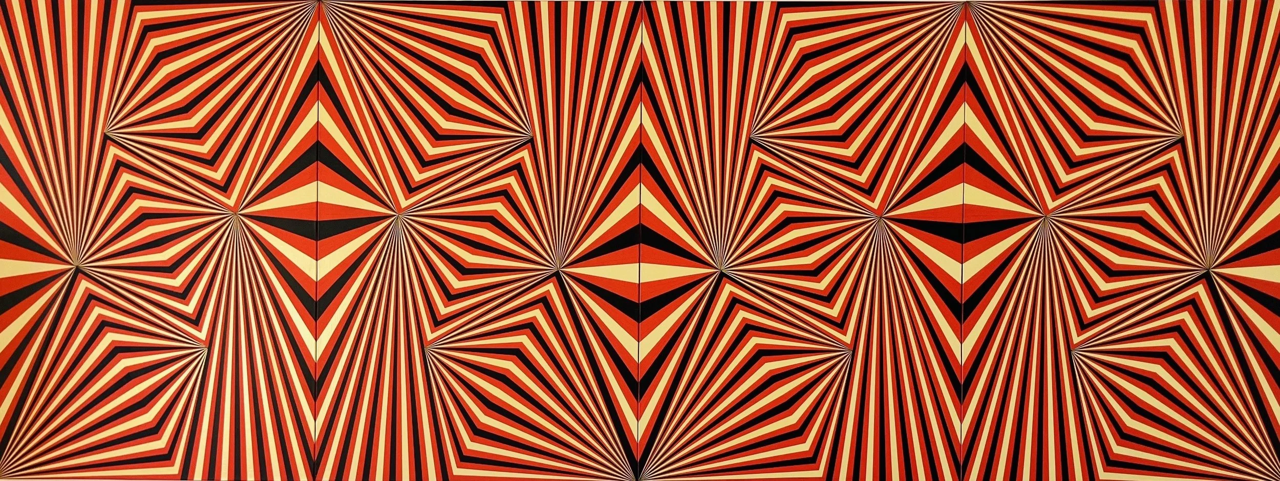 Christian Hires | "C.S.D.#3696" | enamel on canvas | 36" x 96" x 1.5"