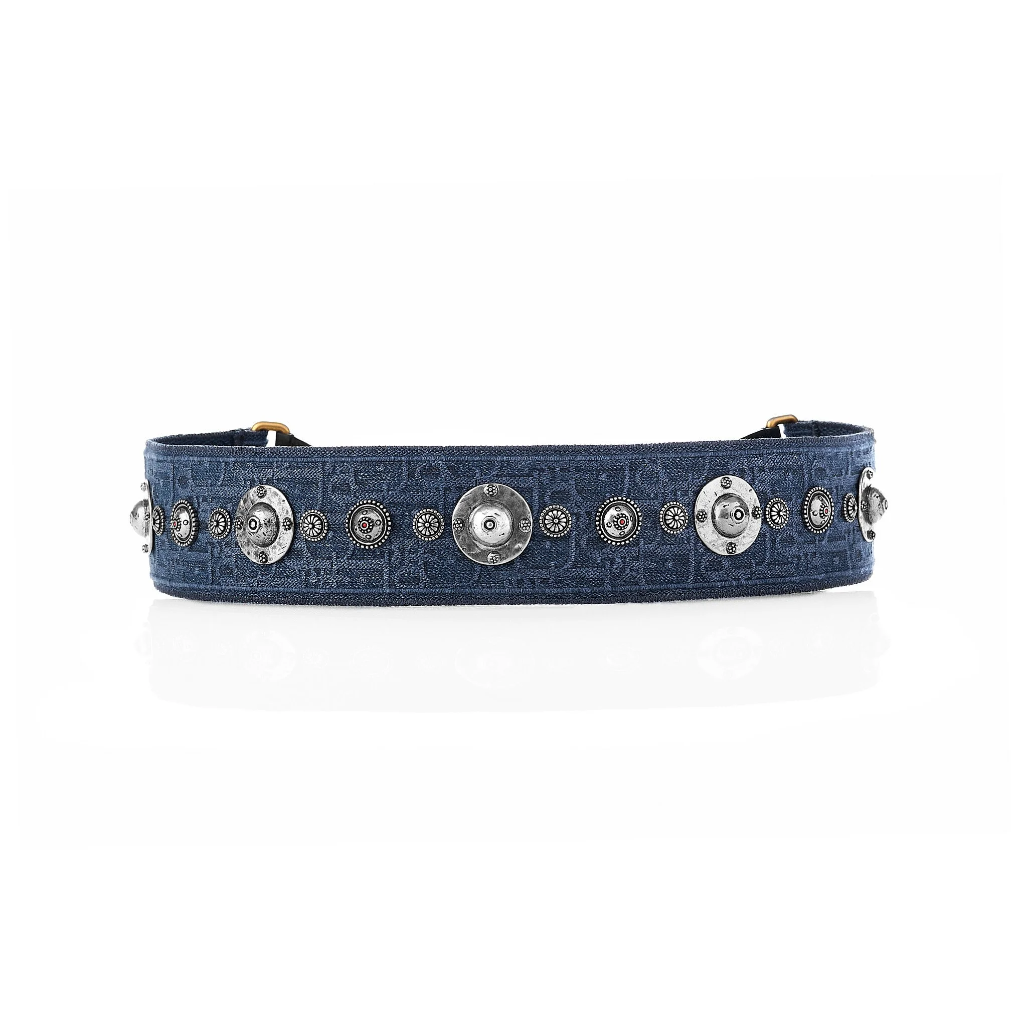 2022-06-24 - MBSTK0000155 - Dior - Strap - Denim Monogram Oblique - Silver Studs_square_2048px_3.jpg