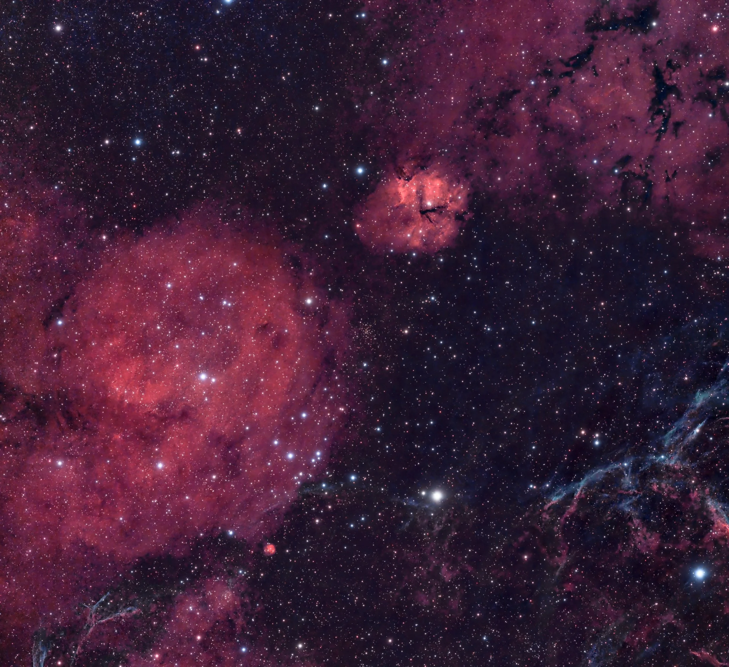 NGC 2671 with Gum 15 and nearby supernova remnant