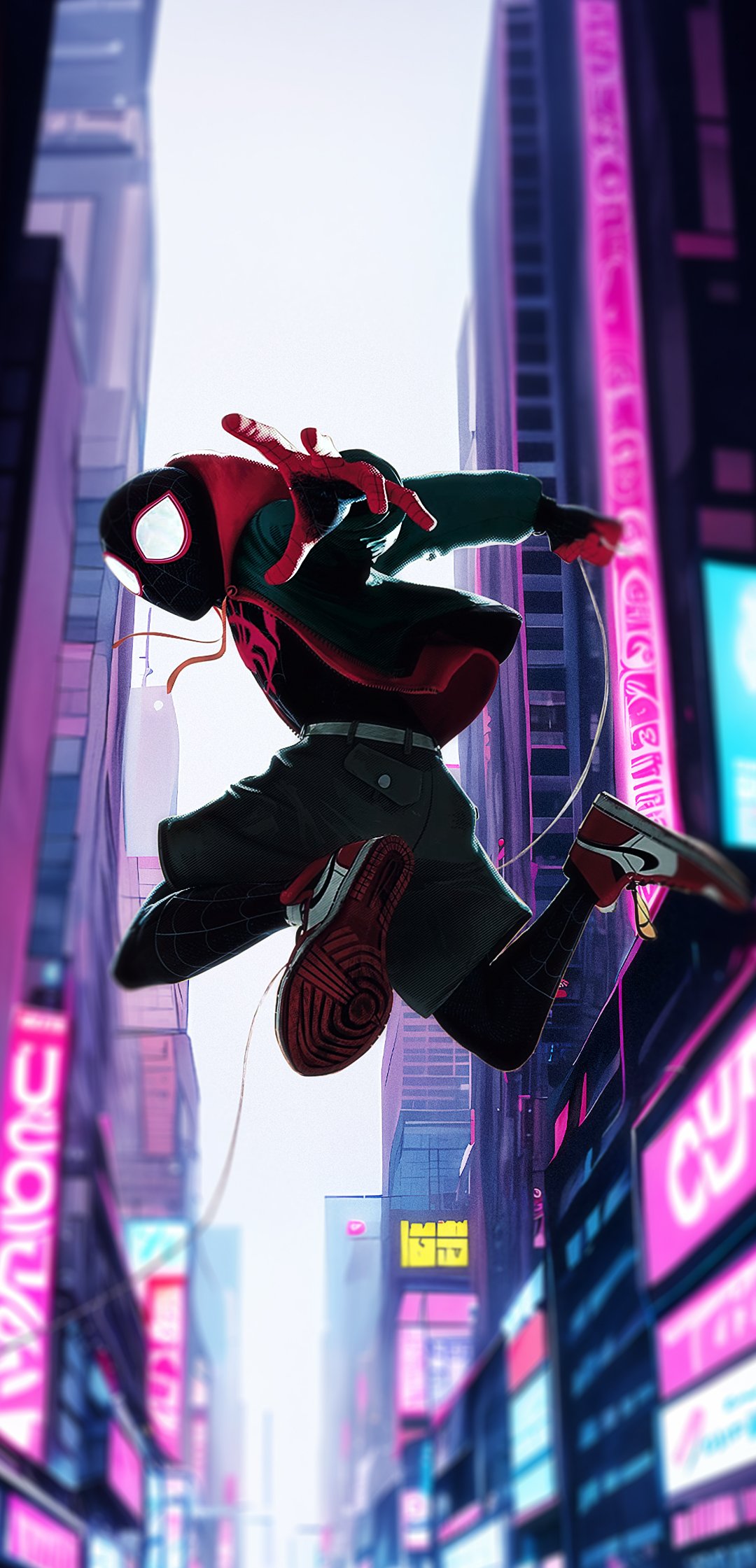 Spider-Man: Across the Spider-Verse Logo 4K Wallpaper iPhone HD