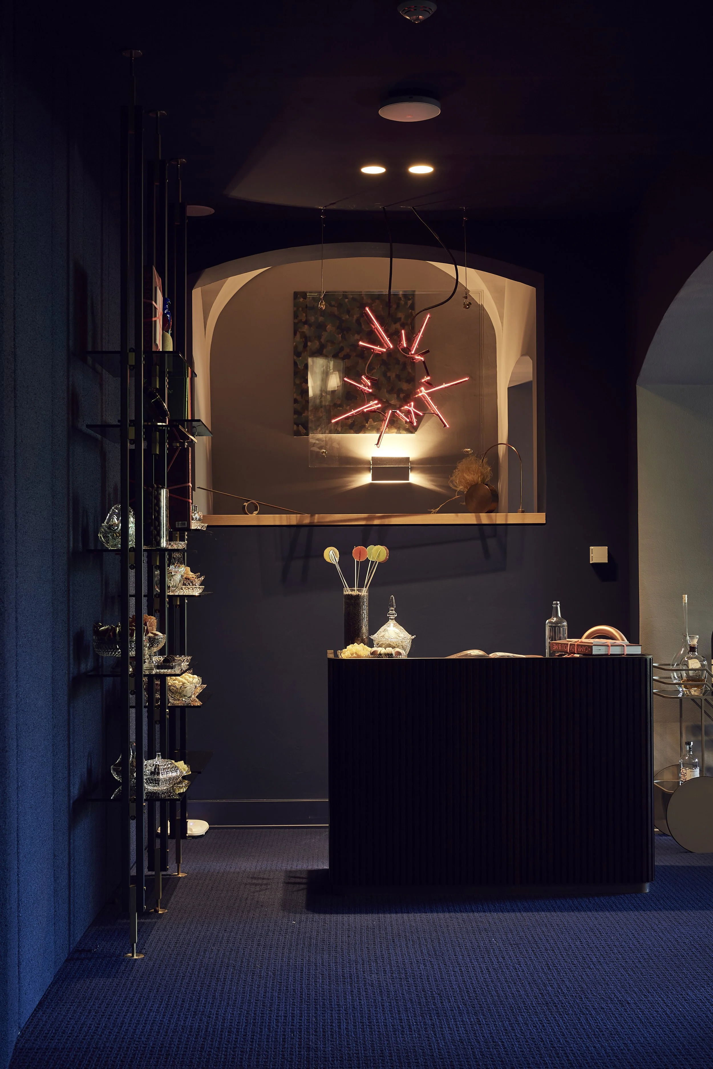 Eingang Restaurant IGNIV Bad Ragaz by Andreas Caminada mit Joel Ellenberger als Küchenchef.