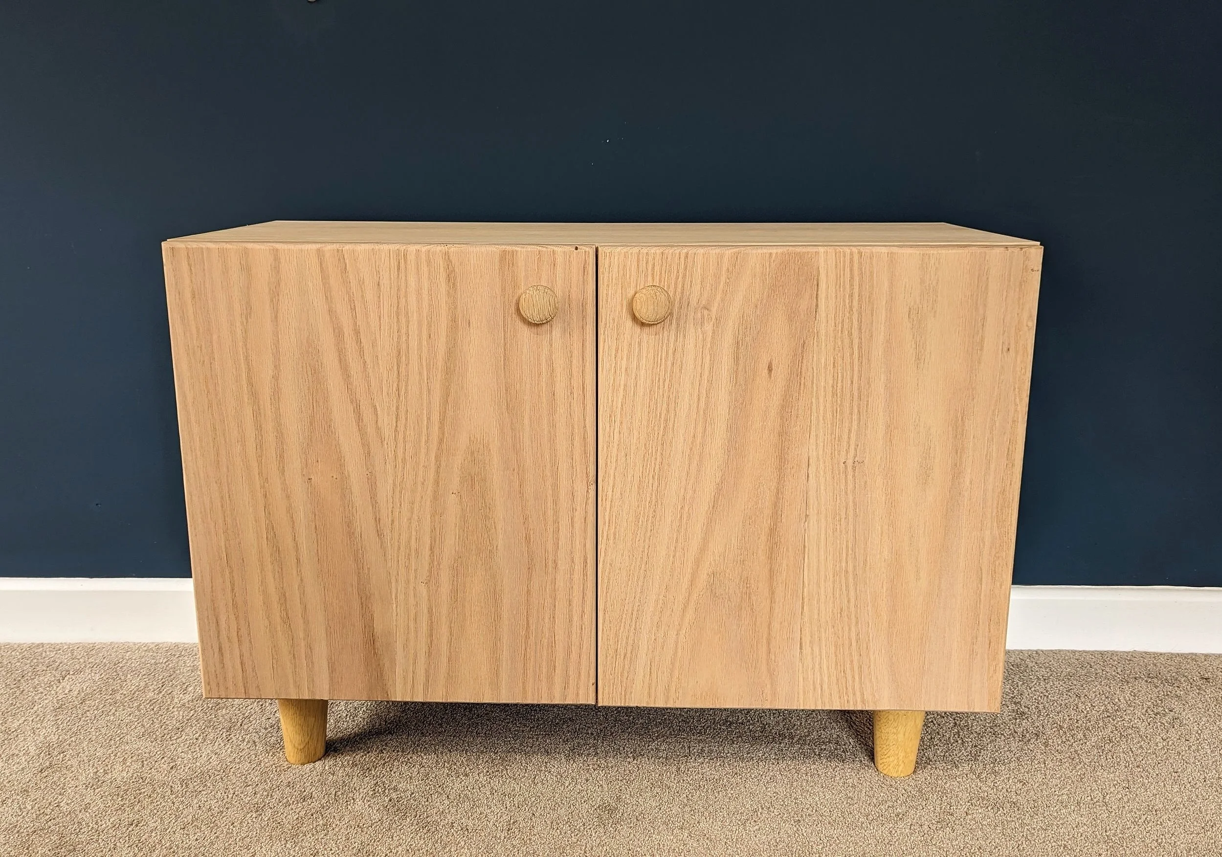 Front of cabinet