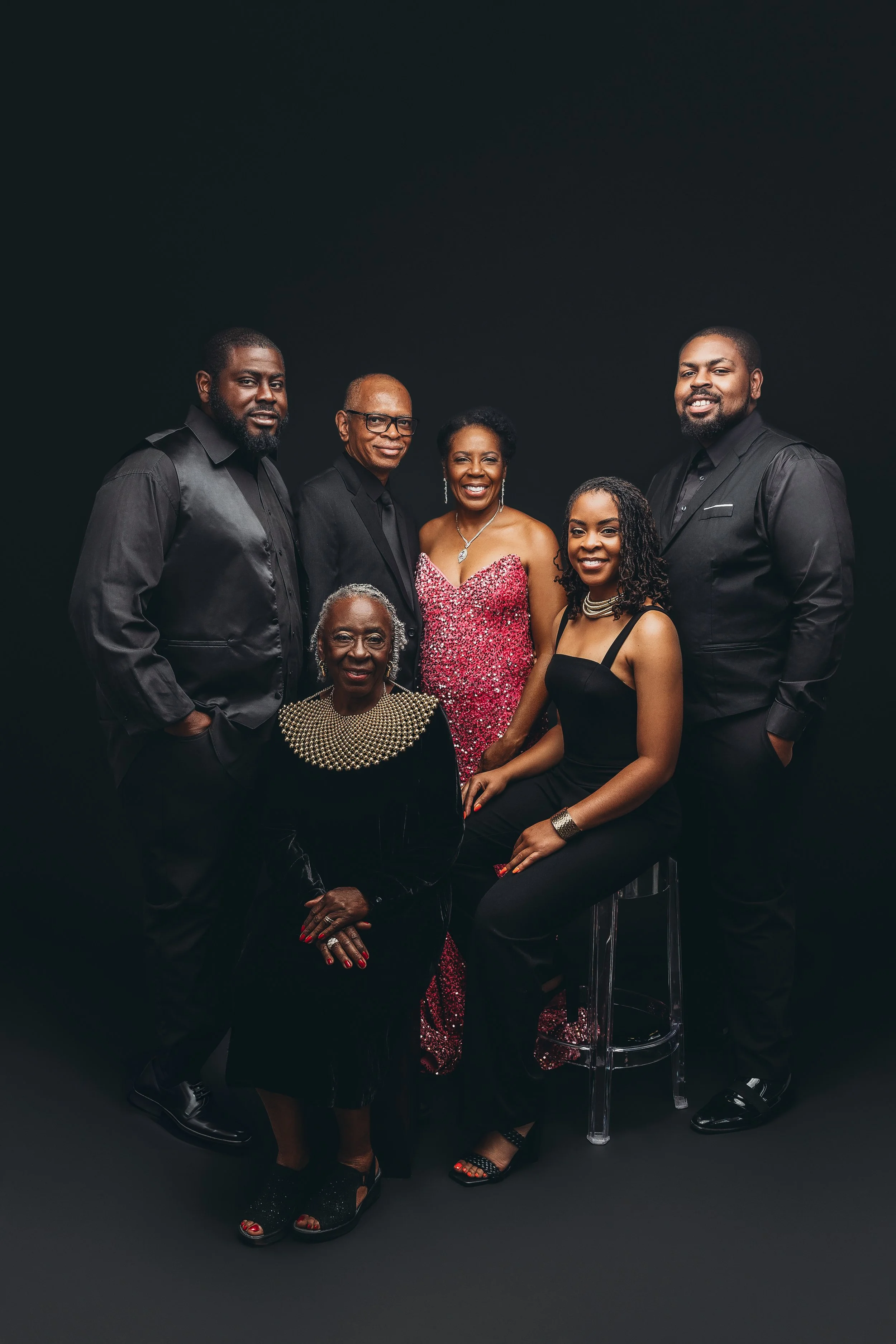 Where Elegance Meets Togetherness: A Portrait of Our Family Bond