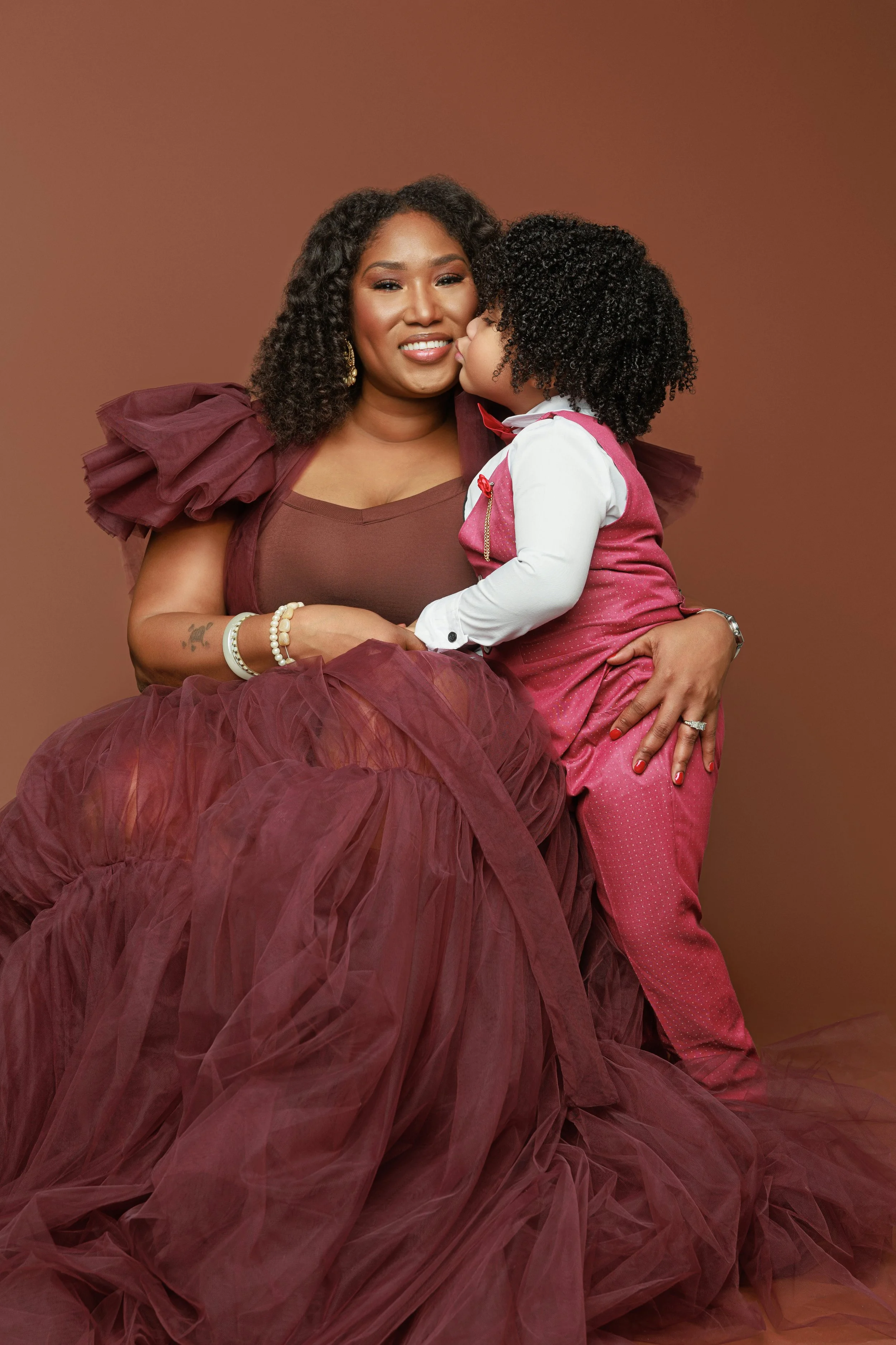 memphis-mother-son-portrait-burgundy-gown-hadonicas-photography