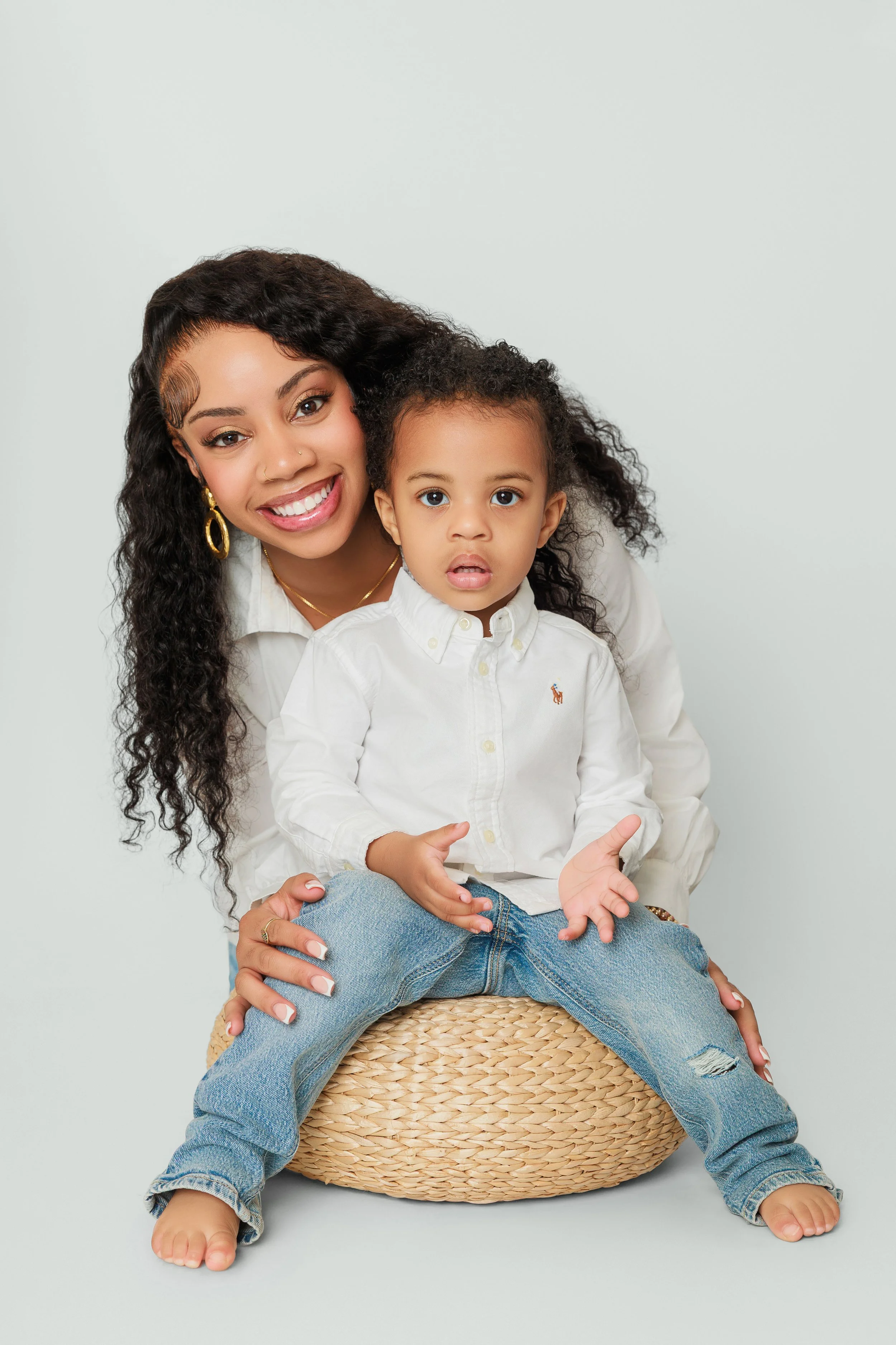 Memphis Mother and Child Portrait Close Up Hadonicas Photography