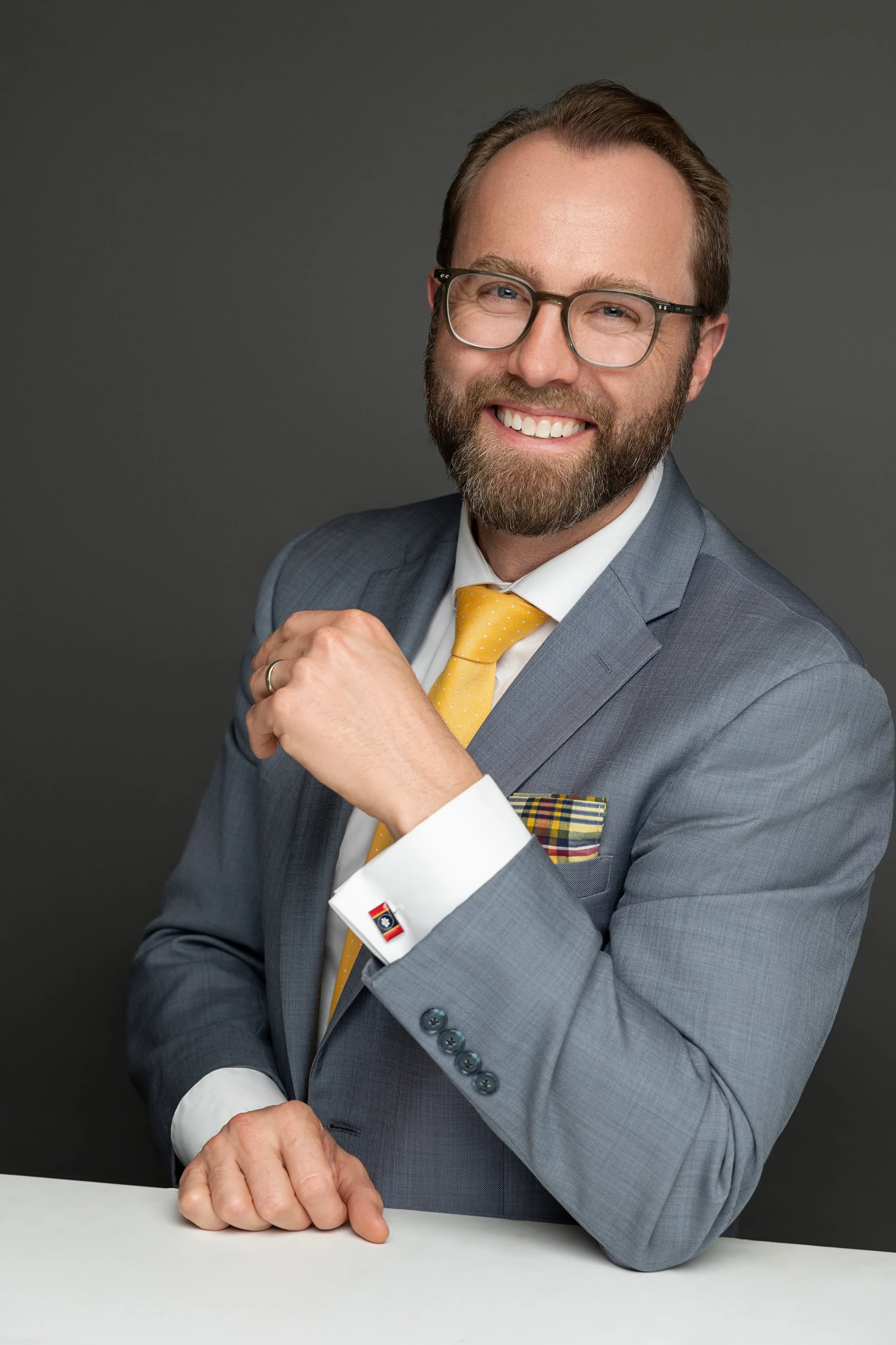 Confident Lawyer Headshot Memphis Executive Branding Portrait