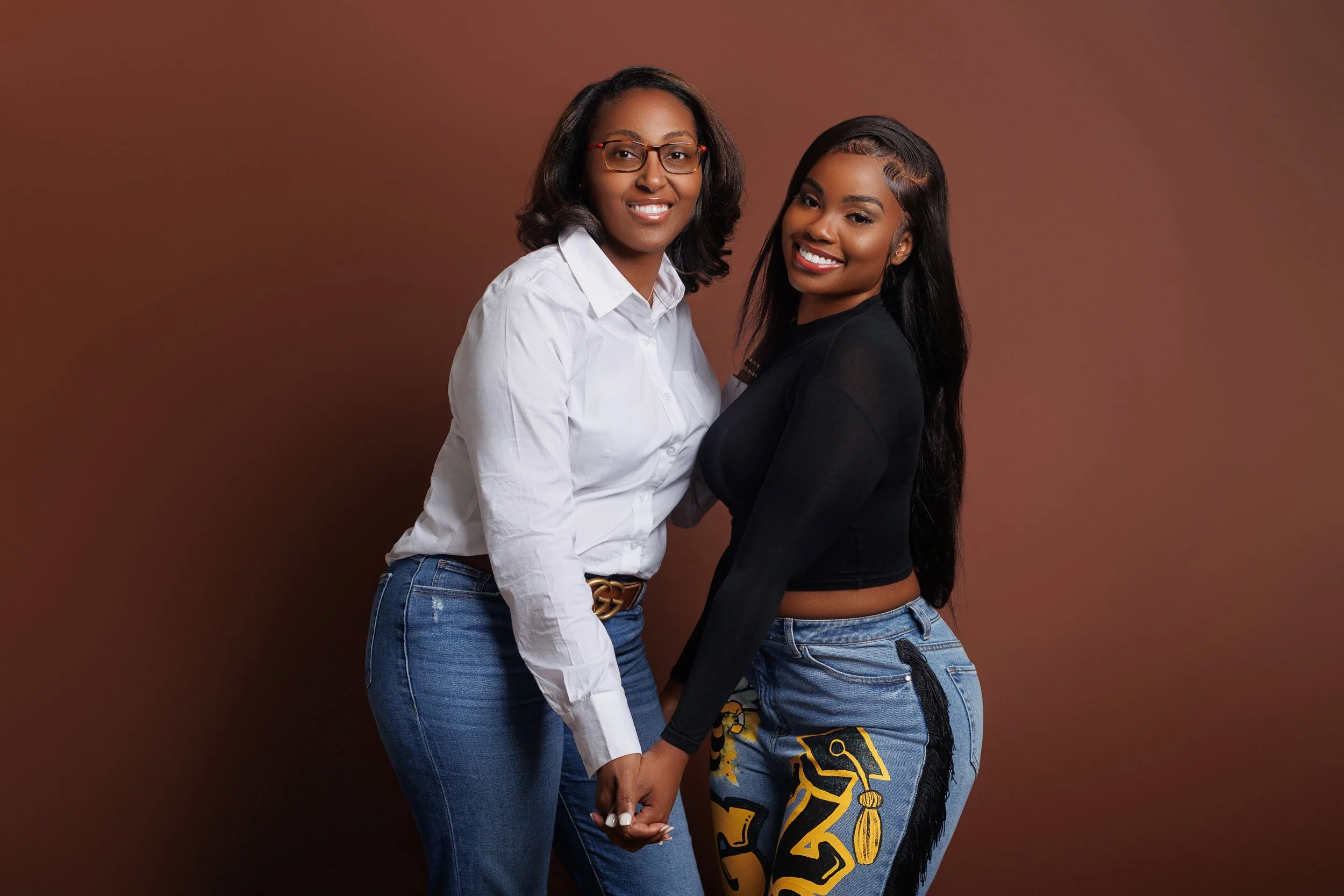 Mother and daughter portrait celebrating senior year photographed by Hadonica’s Photography in Memphis Tennessee
