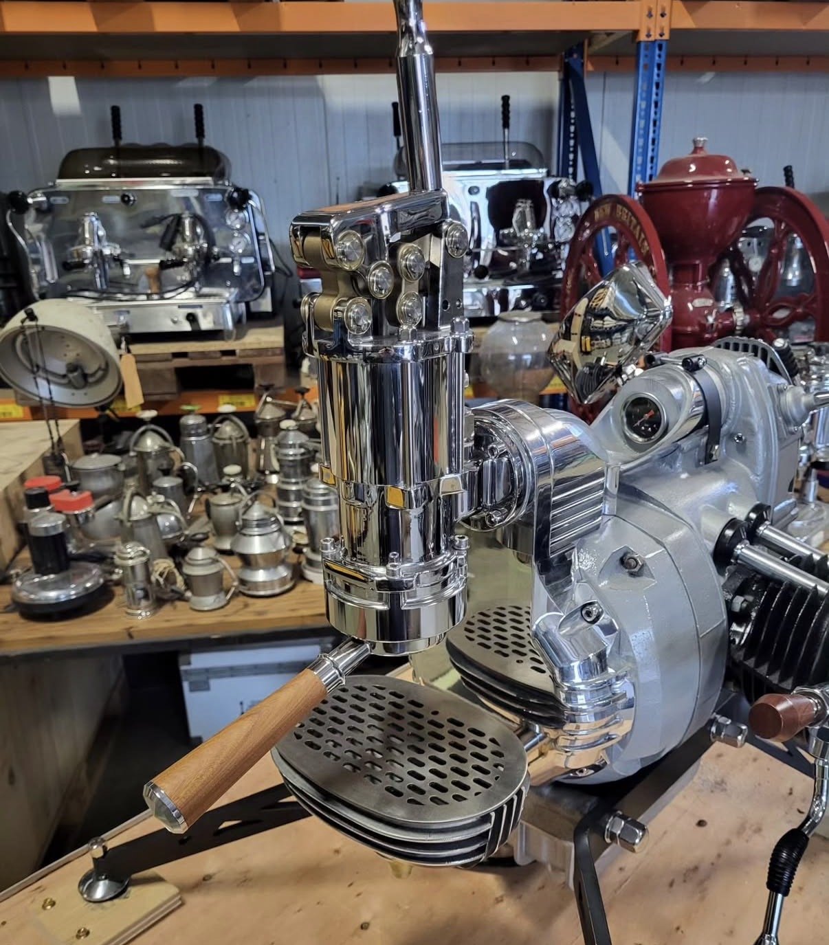 Crux Boxermotor lever espresso machine GCC - Aging Lab x Roasttrip