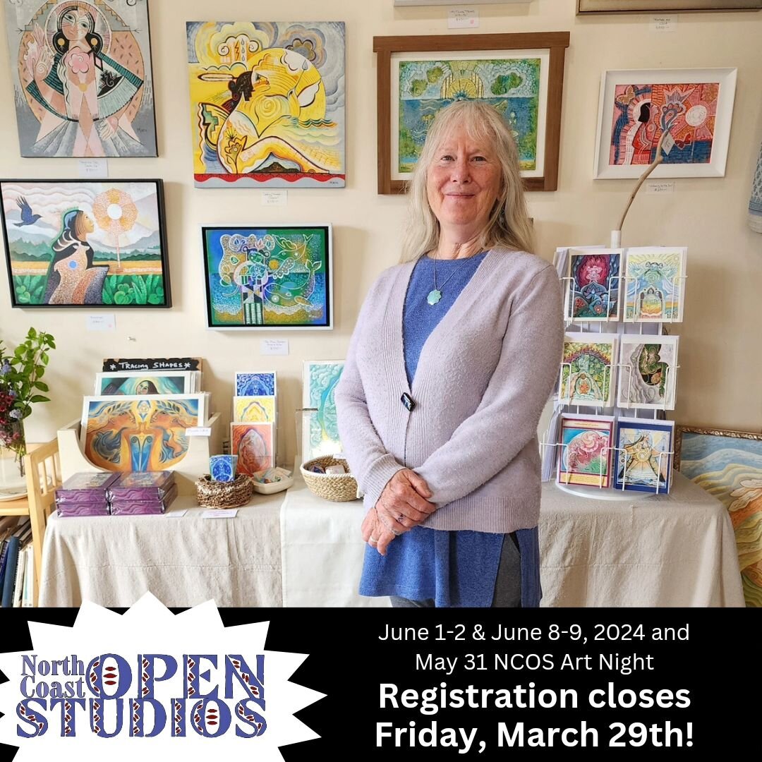 Registration for North Coast Open Studios 2024 is open through next Friday, March 29th! Our 24th annual event will take place during the first two weekends in June.

Link in bio or email Monica at contact@northcoastopenstudios.com with questions.

📷