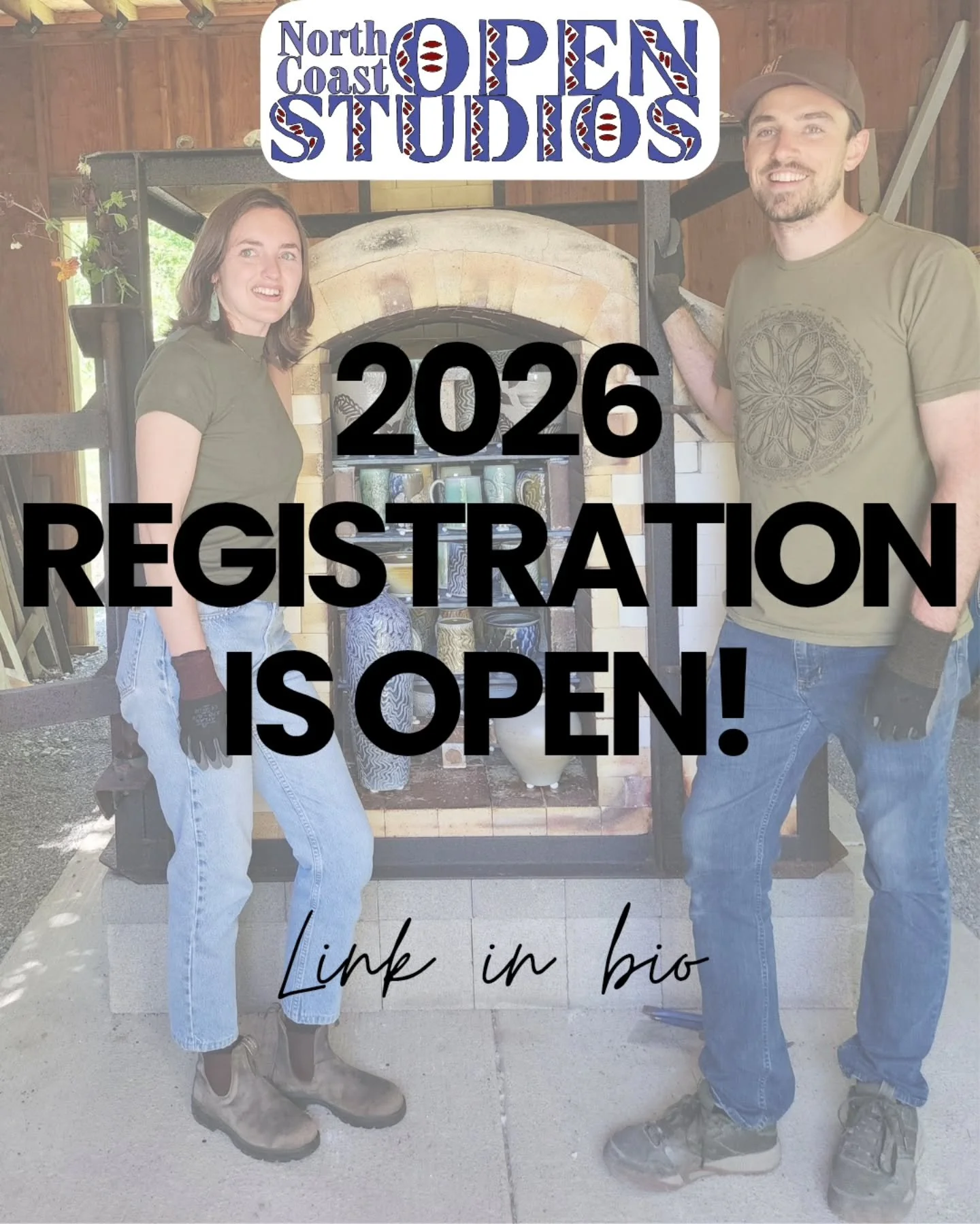 Registration is now open for North Coast Open Studios 2026! NCOS is a Humboldt County-wide community art event, where creators open their spaces to the public during the first two weekends in June. 

This year's event is Saturday and Sunday, June 6-7