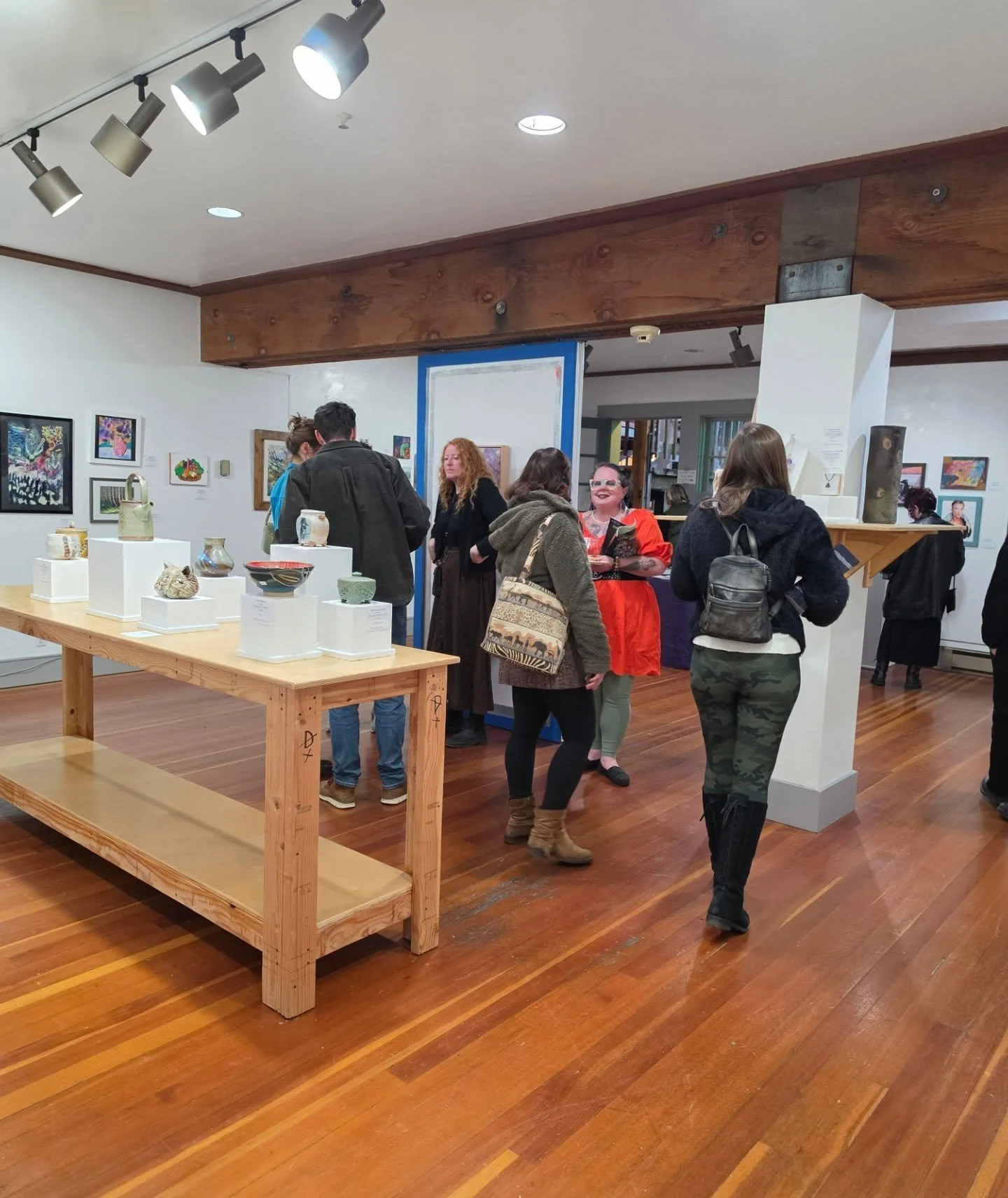 Thank you, everyone who came out to 40 Degrees North Gallery for the North Coast Open Studios 2026 Preview Art Show opening this evening. We had a great turnout of visitors to see a collection of art (made by dozens of our upcoming event participants