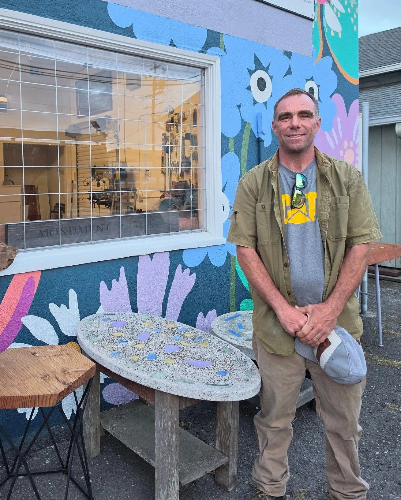 Kicked off North Coast Open Studios 2026 with Friday Art Night studio visits: Jona Kavanaugh of Monument Settings in his new Eureka studio.

NCOS continues next Saturday and Sunday from 10am to 5pm. Check your local galleries and art-loving businesse