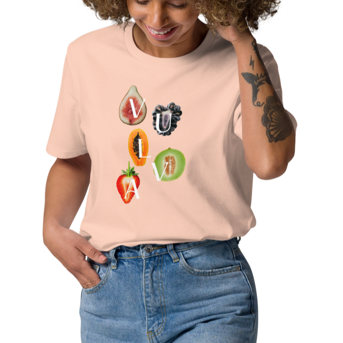 unisex-organic-cotton-t-shirt-fraiche-peche-front-68de2ffff1780.png