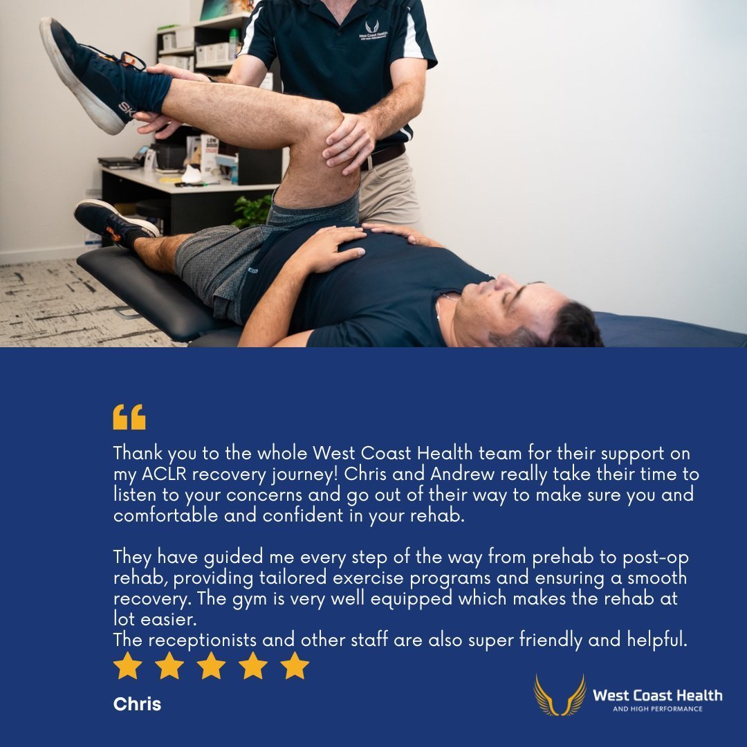 🌟 5-Star Friday! 🌟⁠
⁠
At West Coast Health, your feedback is our fuel! 🌠 ⁠
⁠
Huge thanks to Chris for the 5-star review and for sharing your wonderful words. We're thrilled to hear about your positive experience at the Lathlain Clinic! ✨ ⁠
⁠
Thank