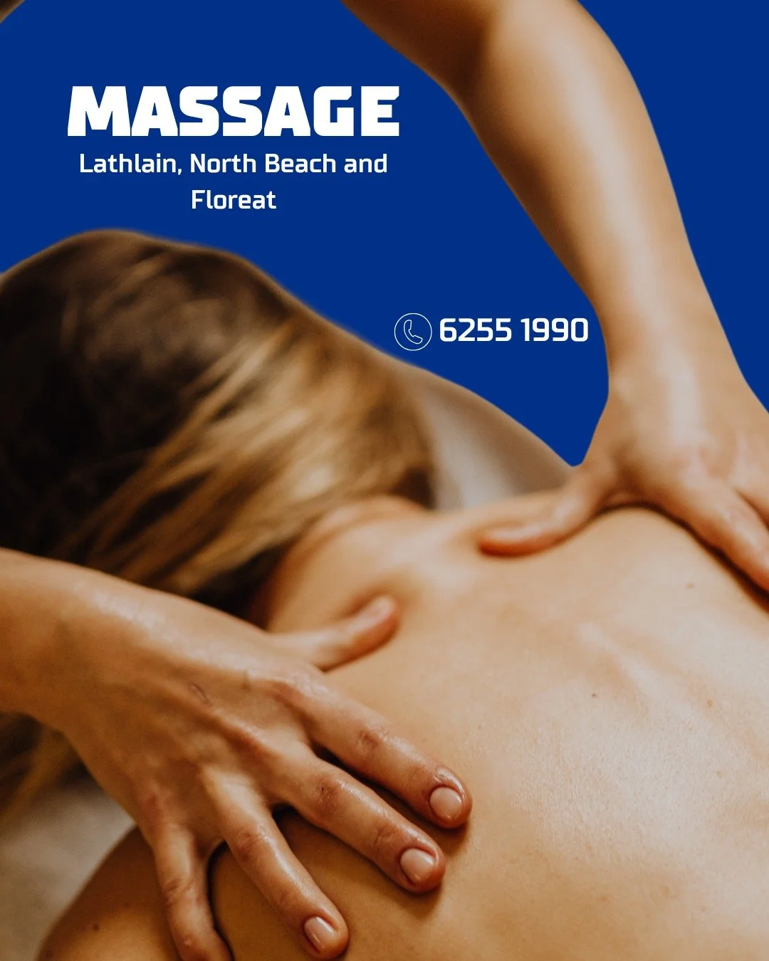 Relax. Rejuvenate. Recover. 💆‍♀️💆‍♂️
Experience the benefits of expert massage therapy at our Lathlain, North Beach, and Floreat clinics. 
Whether you're easing muscle tension, managing pain, or just in need of a reset — we’ve g