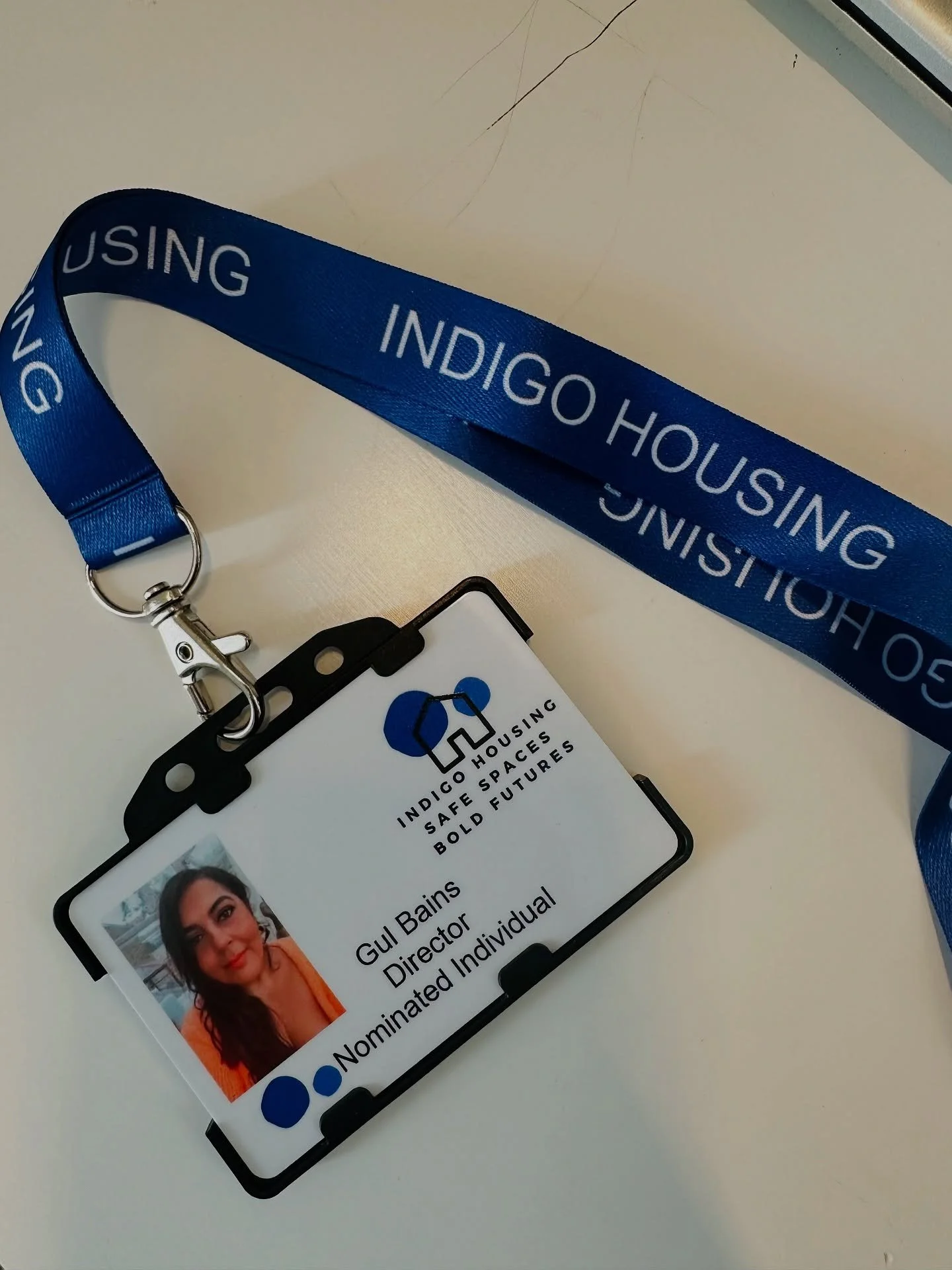 New staff lanyards and ribbons 💛