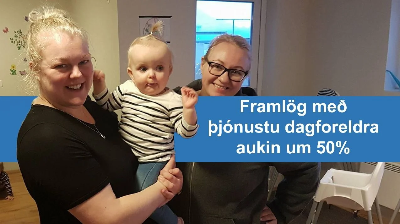 Framlög Vestmannaeyjabæjar með þjónustu dagforeldra aukin um helming