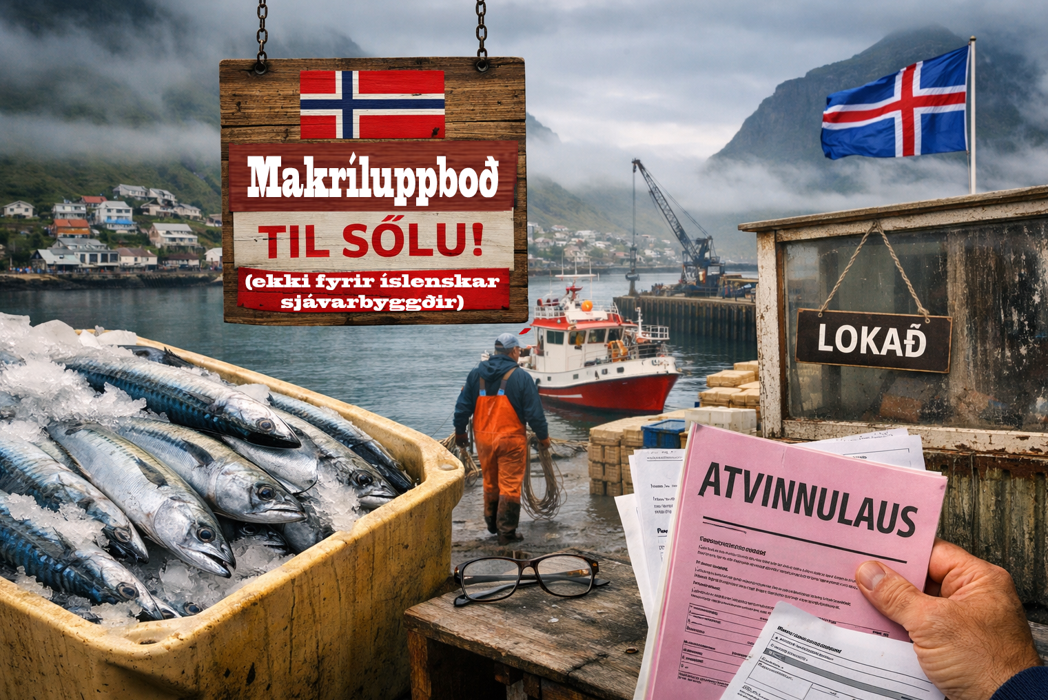 Ríkisstjórnin skrifar undir brottflutning starfa úr sjávarbyggðum
