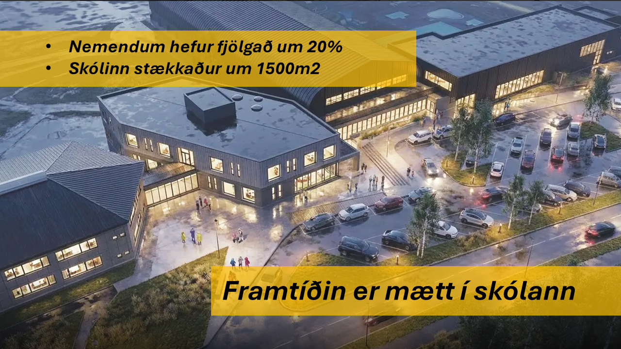 Framtíðin mætt í skólann