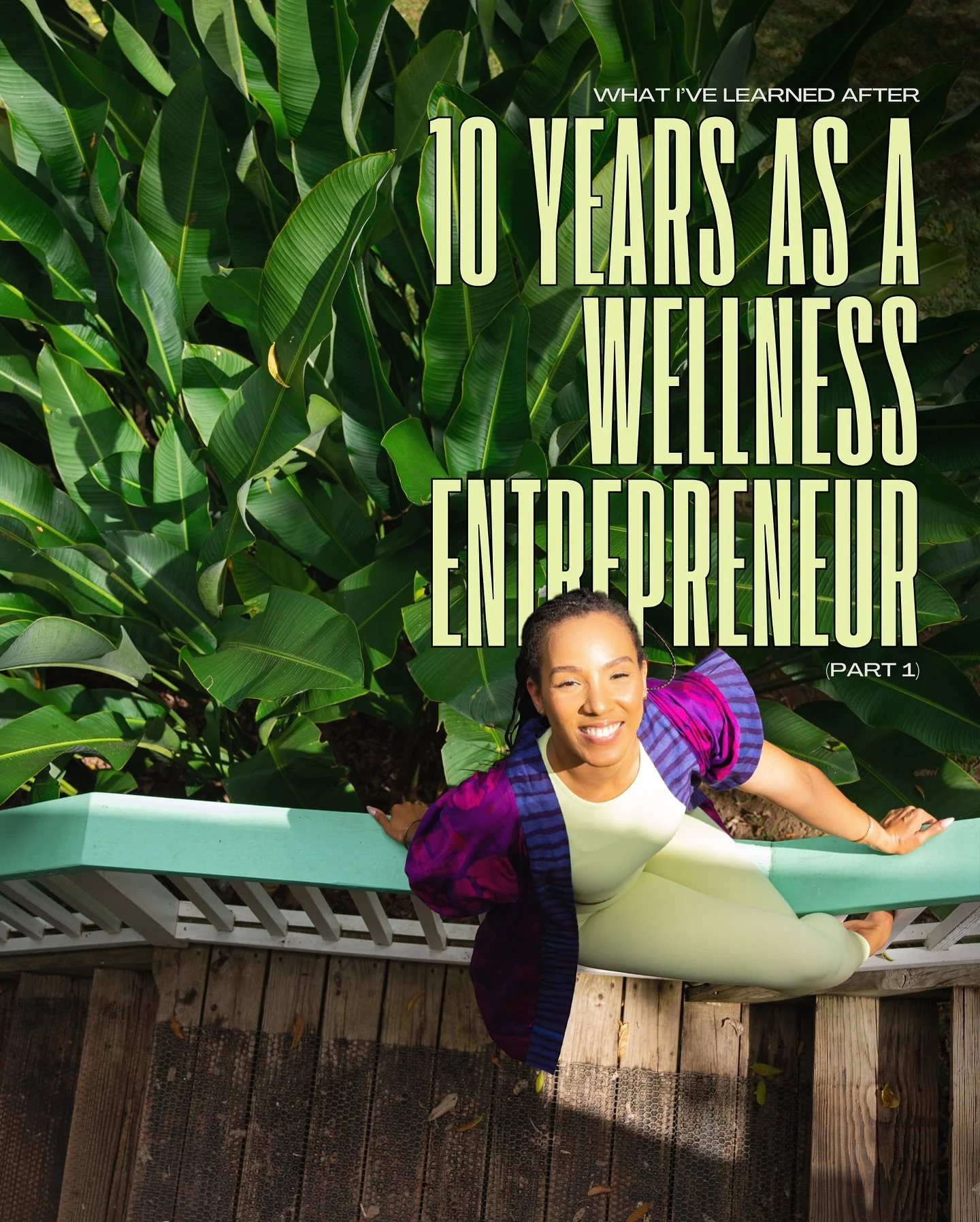✨ What I&rsquo;ve Learned After 10 Years as a Wellness Entrepreneur (Part 1) ✨

Ten years in wellness has taught me more than any textbook ever could. It&rsquo;s been a journey of growth, grit, and grace and I&rsquo;m sharing 10 lessons that have sha