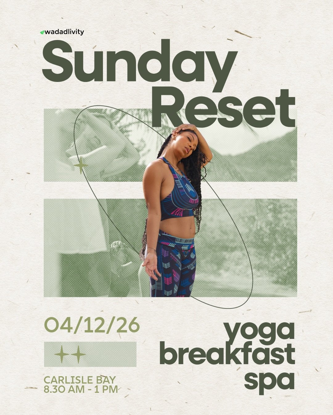 We&rsquo;re thrilled to bring Sunday Reset back to the newly renovated Carlisle Bay Resort &amp; Spa.

Sunday Reset is one of our most loved experiences - a calm, nourishing morning designed to help you slow down and reconnect. Expect:
💚 A gentle, g