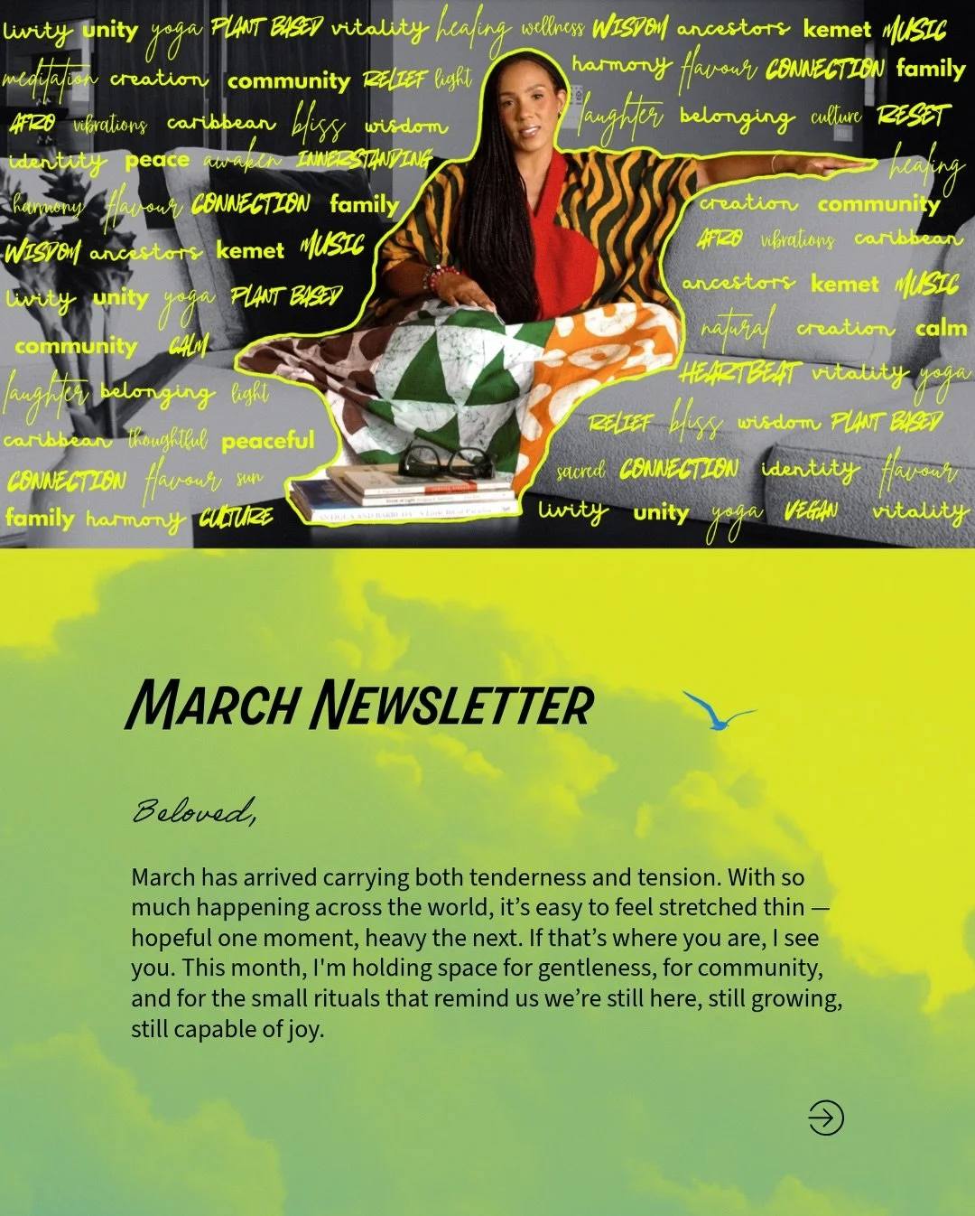 Your monthly dose of Caribbean calm is live 🌿✨ If you love our content here, you&rsquo;ll love the full March newsletter. Stories, affirmations, wellness updates &mdash; all in one cozy email. 

Subscribe and stay in the loop, beloved.