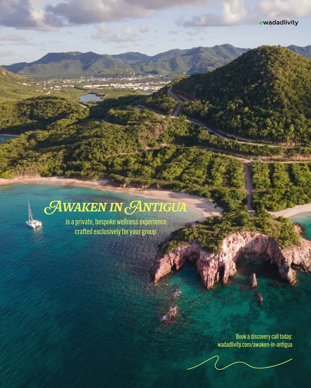 It&rsquo;s here. Awaken in Antigua &mdash; a private wellness retreat experience designed entirely around your group, your pace, your vision. 
Discover the offering today
wadadlivity.com/awaken-in-antigua

-
Wadadlivity loveantiguabarbuda Caribbean v