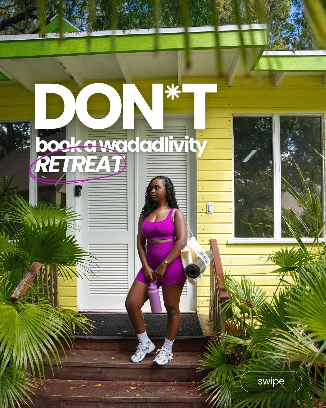 Don&rsquo;t book a Wadadlivity retreat!
Because honestly&hellip;you might get too much of a good thing.

-
🔍 Wadadlivity, yoga retreat, wellness vacation, island life, luxury travel, private villa, Caribbean cuisine, vegan food, group trip ideas