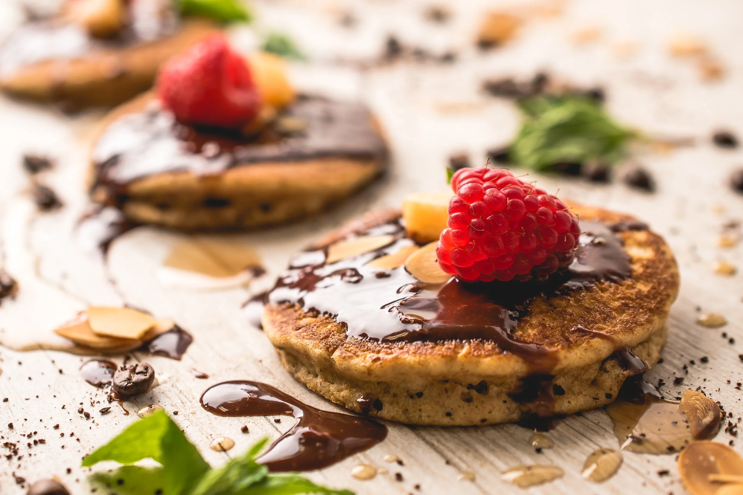  Nutella pancakes.   