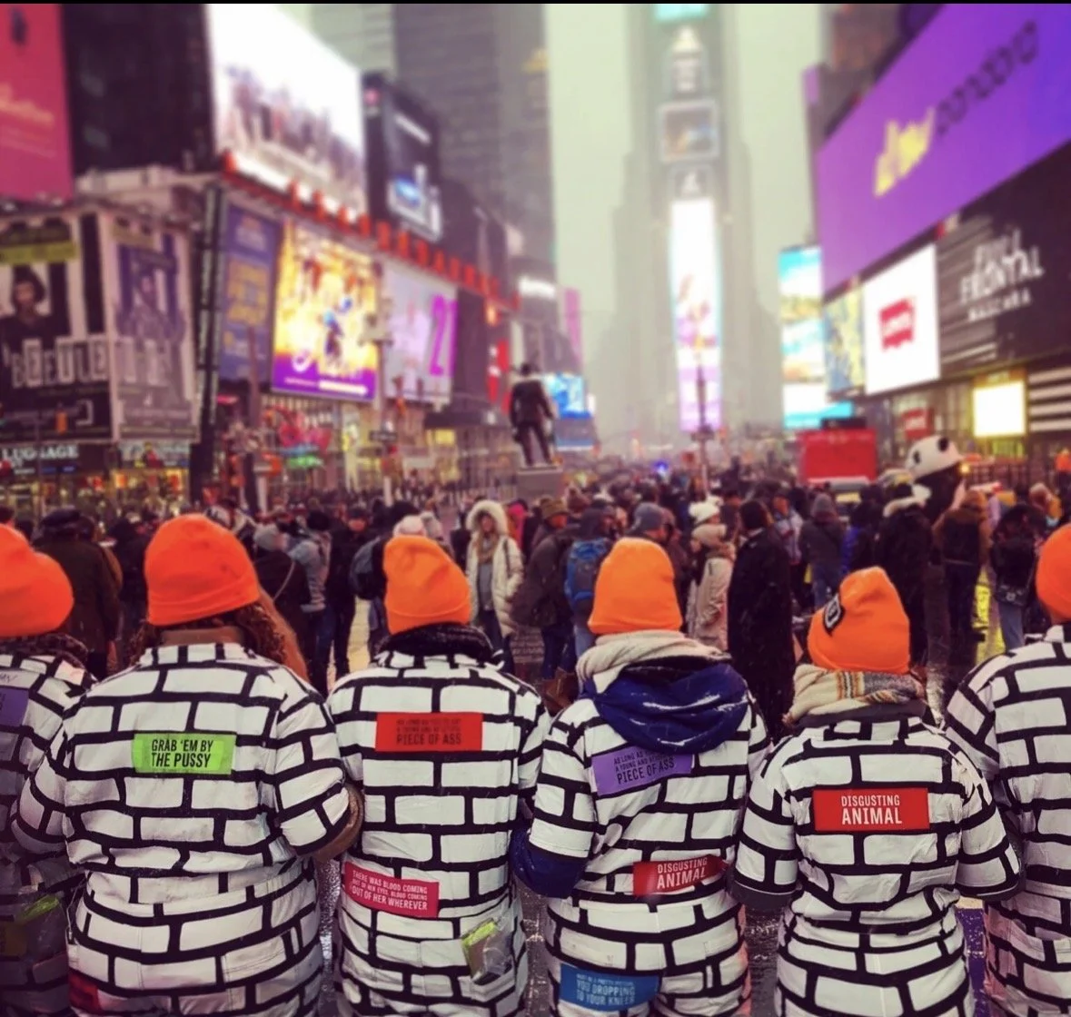 BRICK X BRICK Performance in Times Square