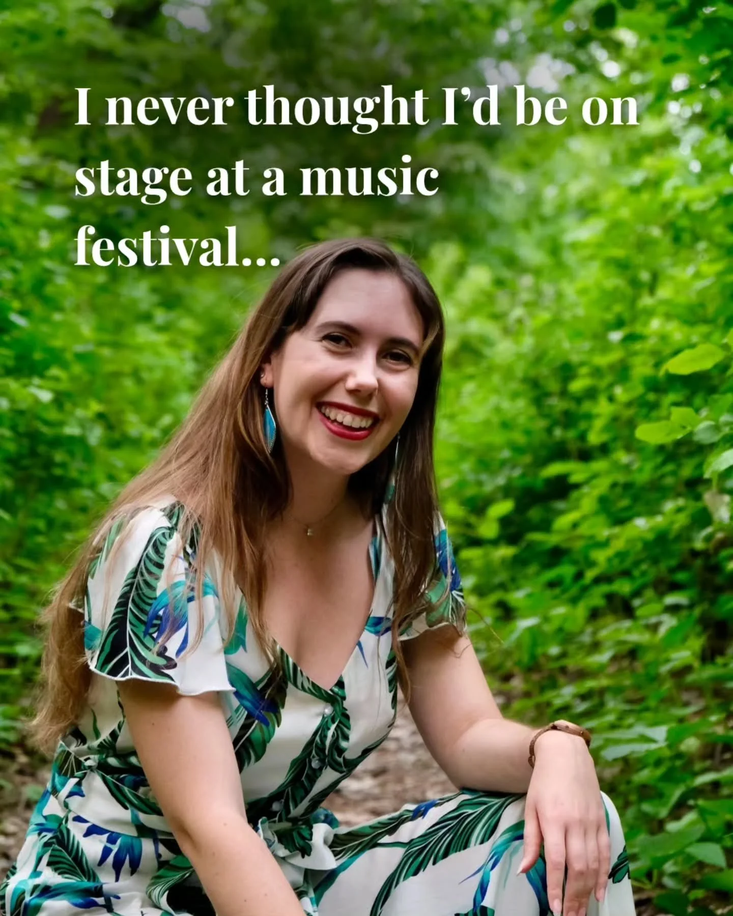 If you had told me 10 years ago that I&rsquo;d be standing on stage at a music festival, guiding people through yoga and breathwork&hellip; 
I would&rsquo;ve laughed and told you &ldquo;hell no.&rdquo;

But this is what growth looks like.

Every vers
