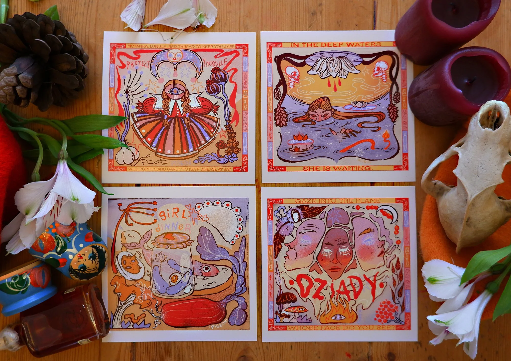 Slavic Folklore Print set | Slavtober 2025