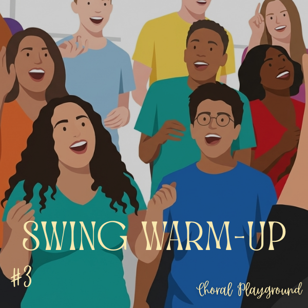 Choral Playground Warm Up #3 - mid tempo swing