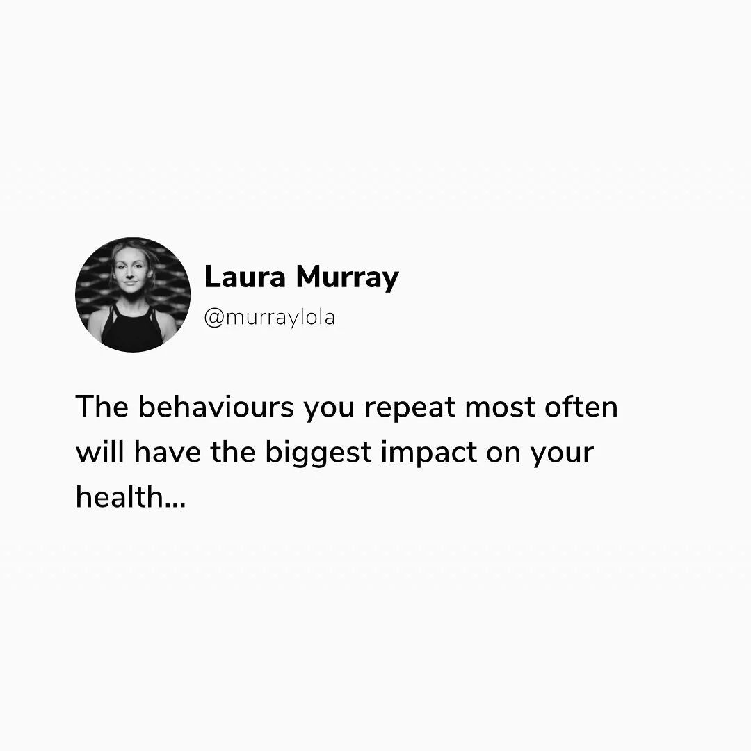 How are you FEELING?
How are you LIVING? 

Zoom out on your life. 

What actions are you repeating that are resulting in a negative adaptation on your health &amp; wellbeing over time?

How can you repeat this behaviour LESS?

What actions &amp; beha