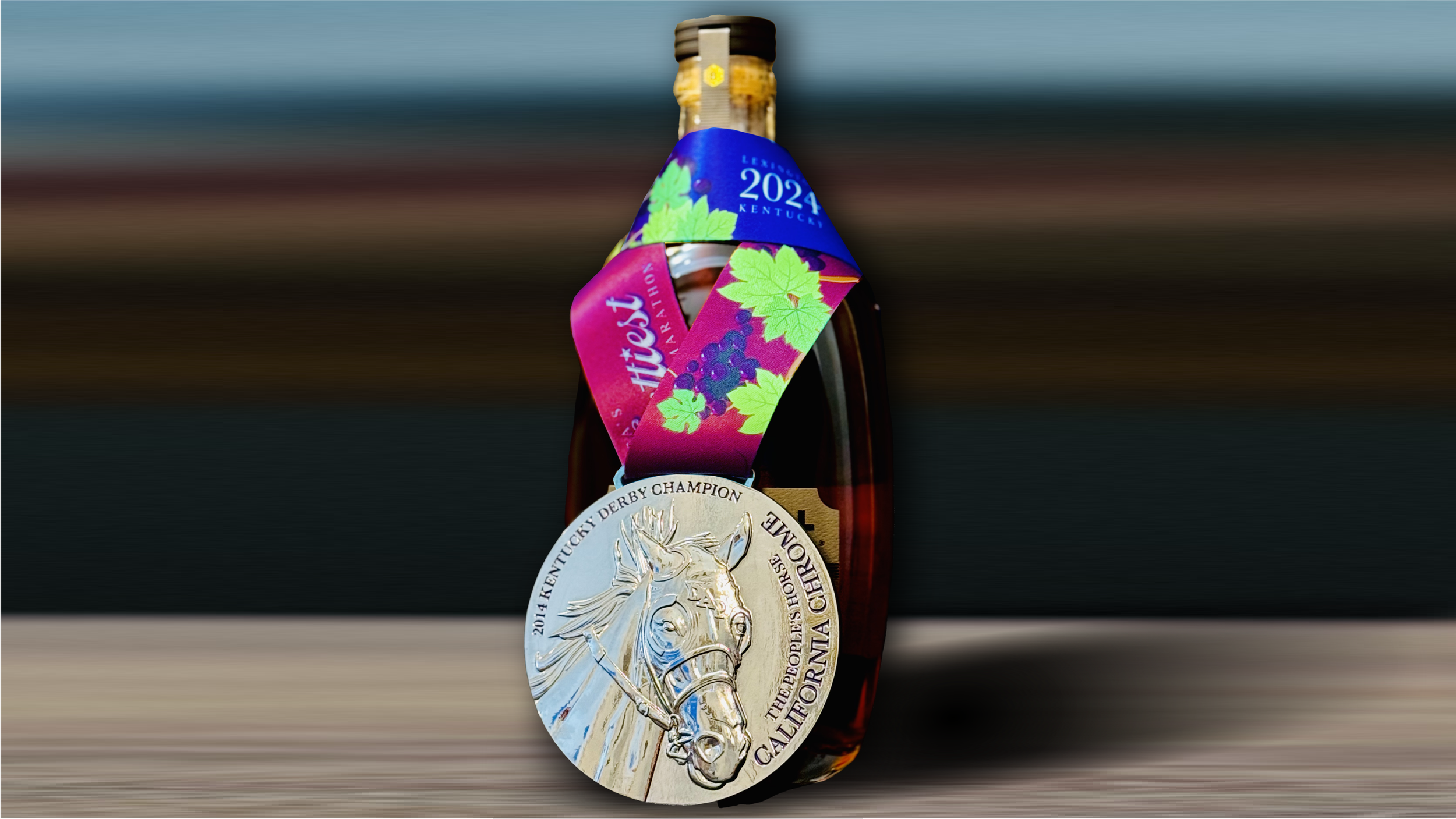 Medal Front on Bottle on Bar No Other Bottles.png