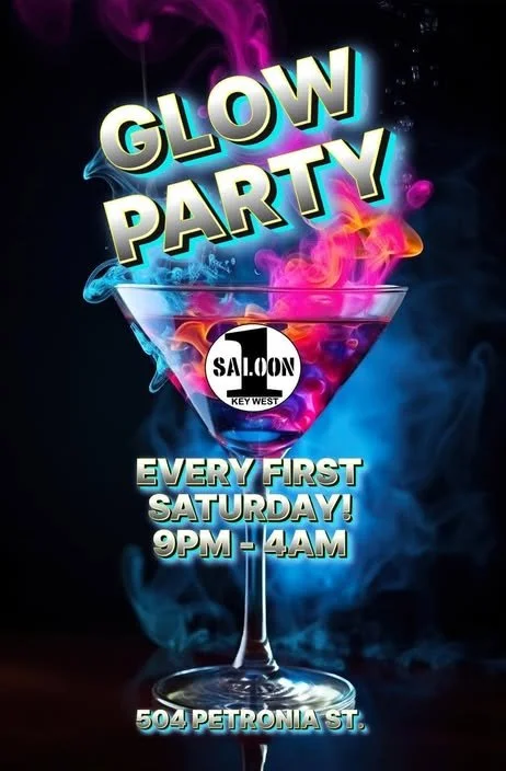 Glow Party at Saloon1 Poster