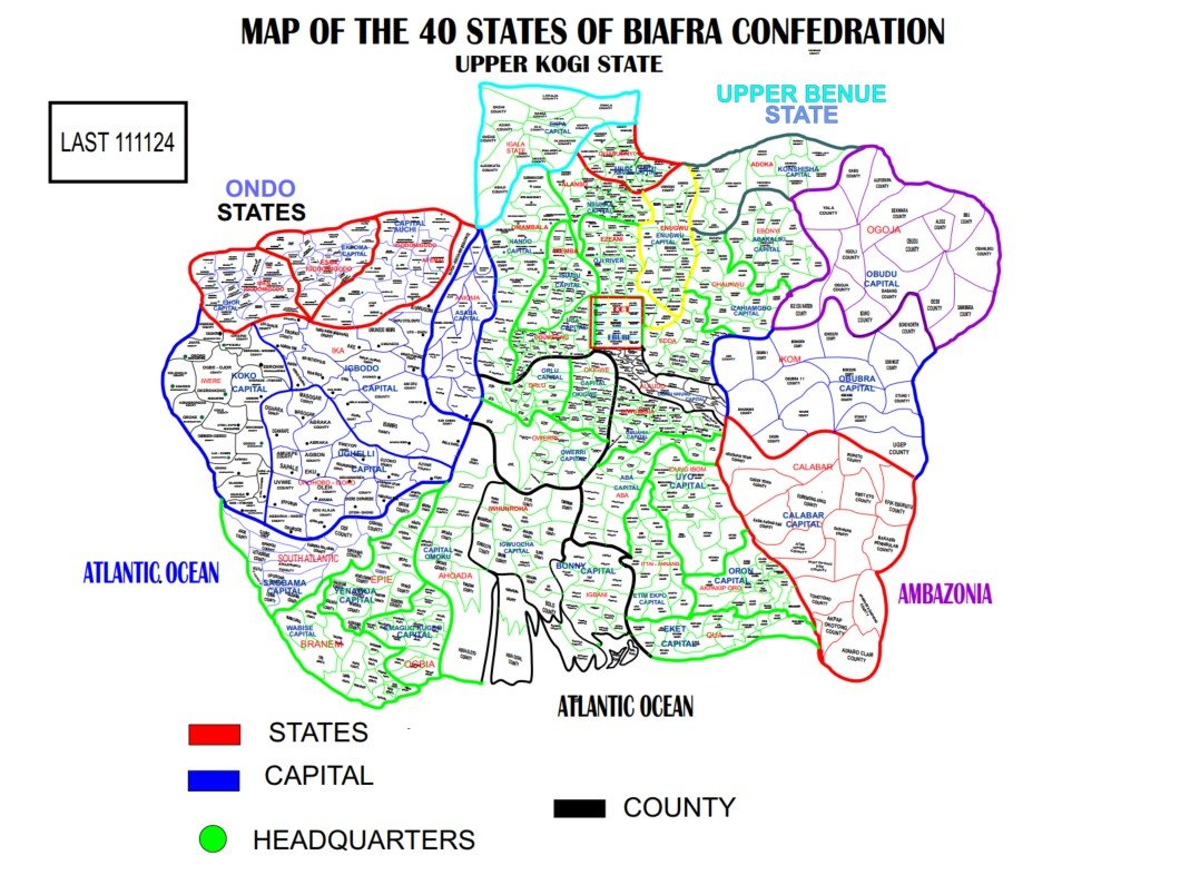Biafra Map