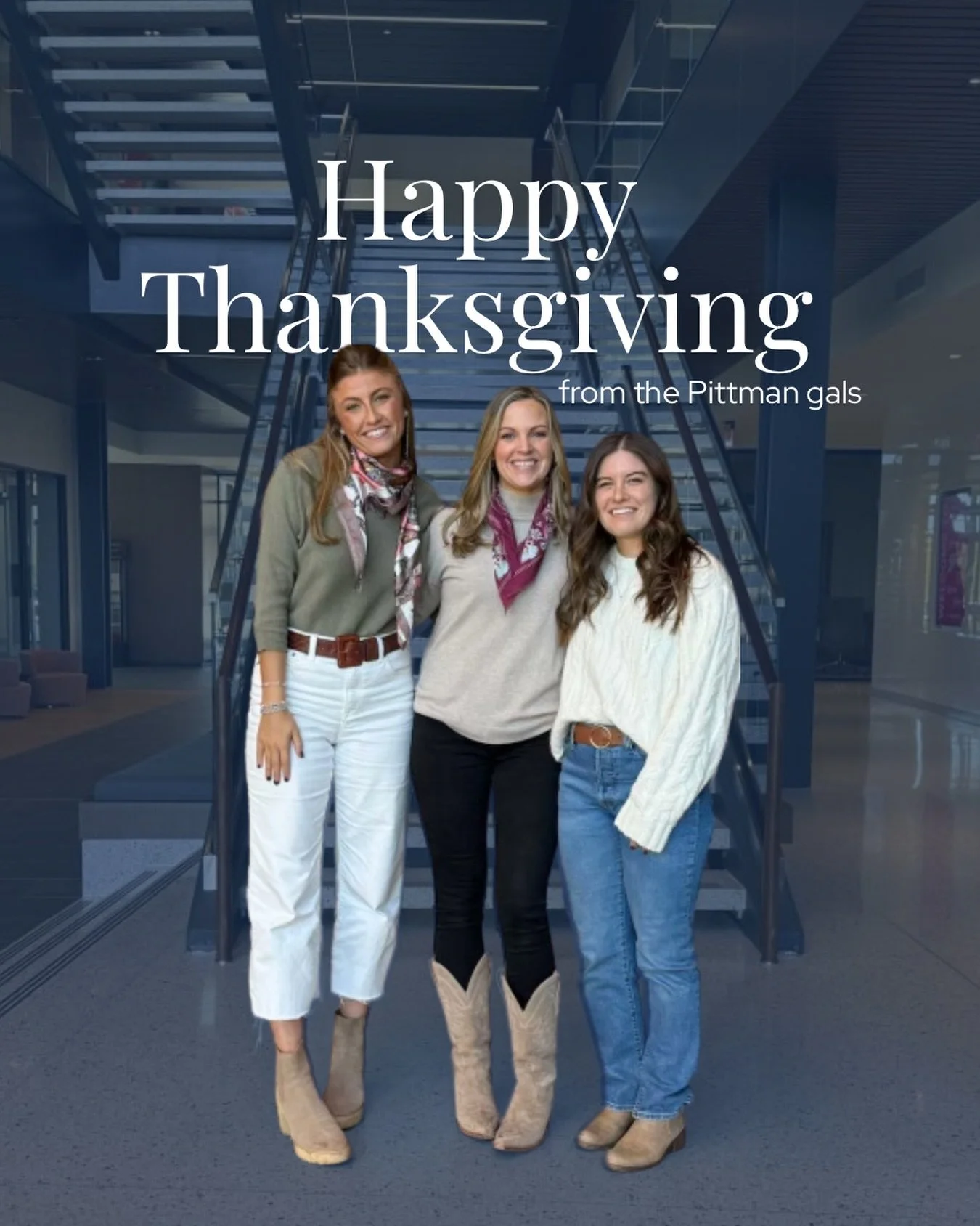 We are so thankful for the clients who trust us, the most creative team, and the chance to create meaningful work each day. Happy Thanksgiving from the Pittman team!