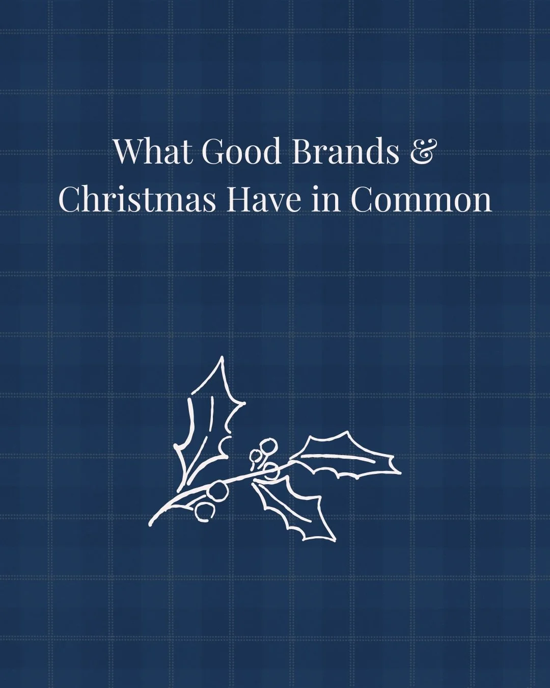 Good brands and Christmas have more in common than you think. Consistency. Tradition. People first.
Built over time, not in a season. 🎄