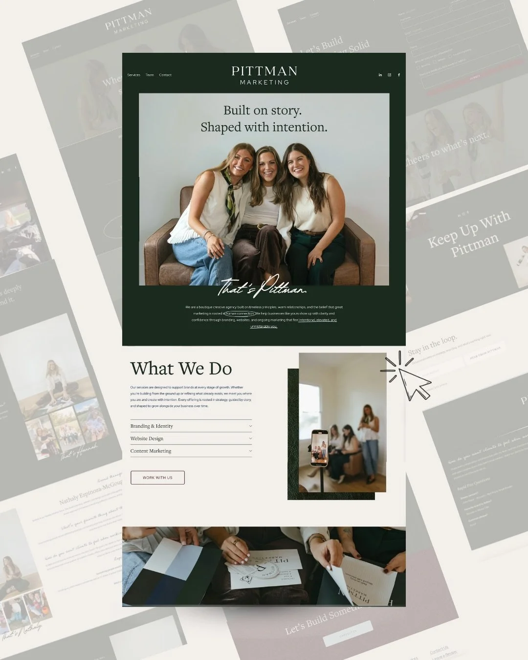 A look at our new website. Refined design, thoughtful structure, and content built for clarity over noise. Check it out at the link in our bio.