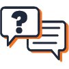 chat bubbles icon
