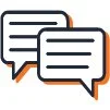 chat bubbles